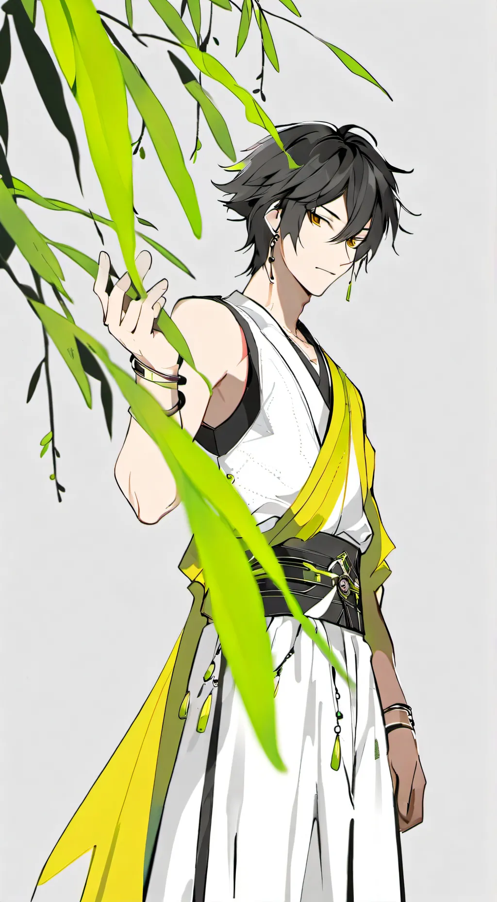 ai character: listen to d music background