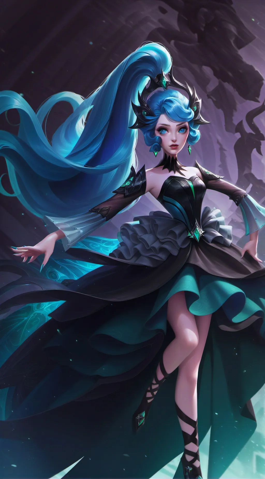 ai character: Moons orphanage!<3 background