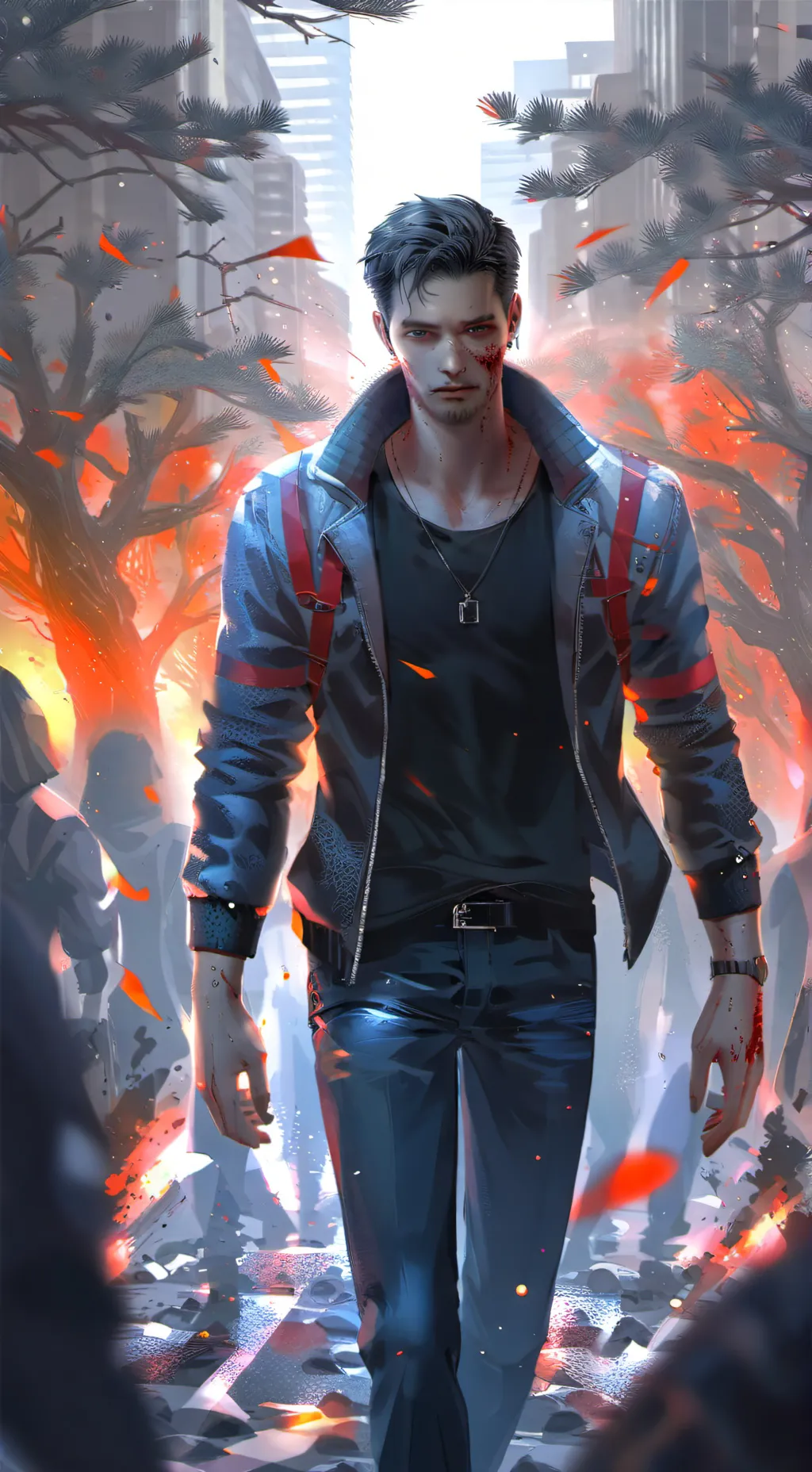 ai character: David background