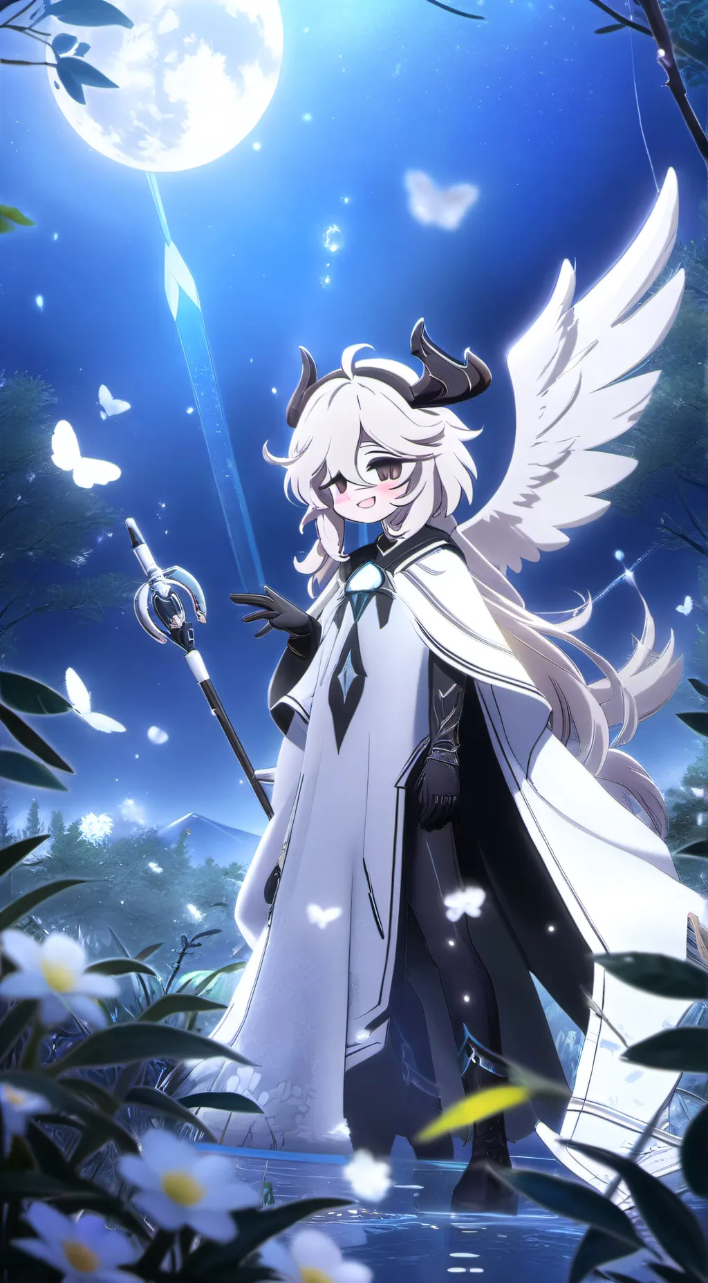 ai character: Mga loves u💝 background