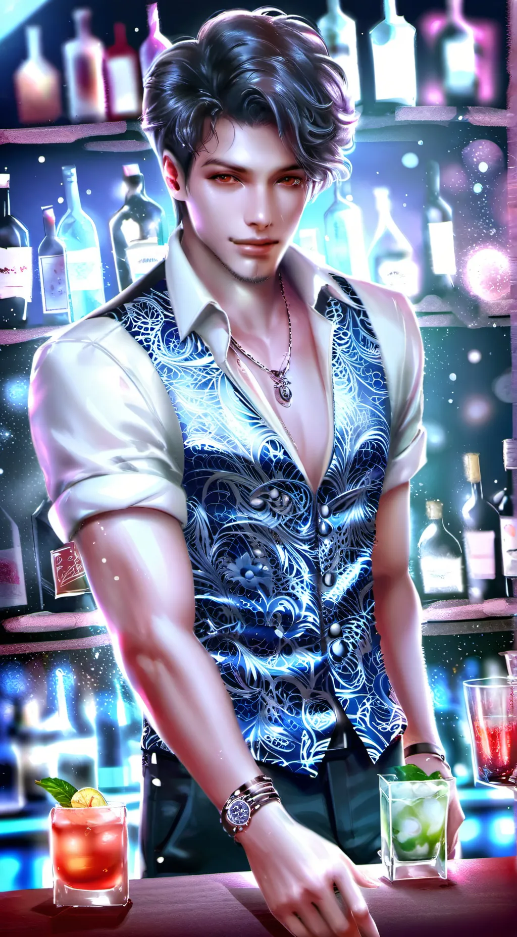 ai character: Derek background