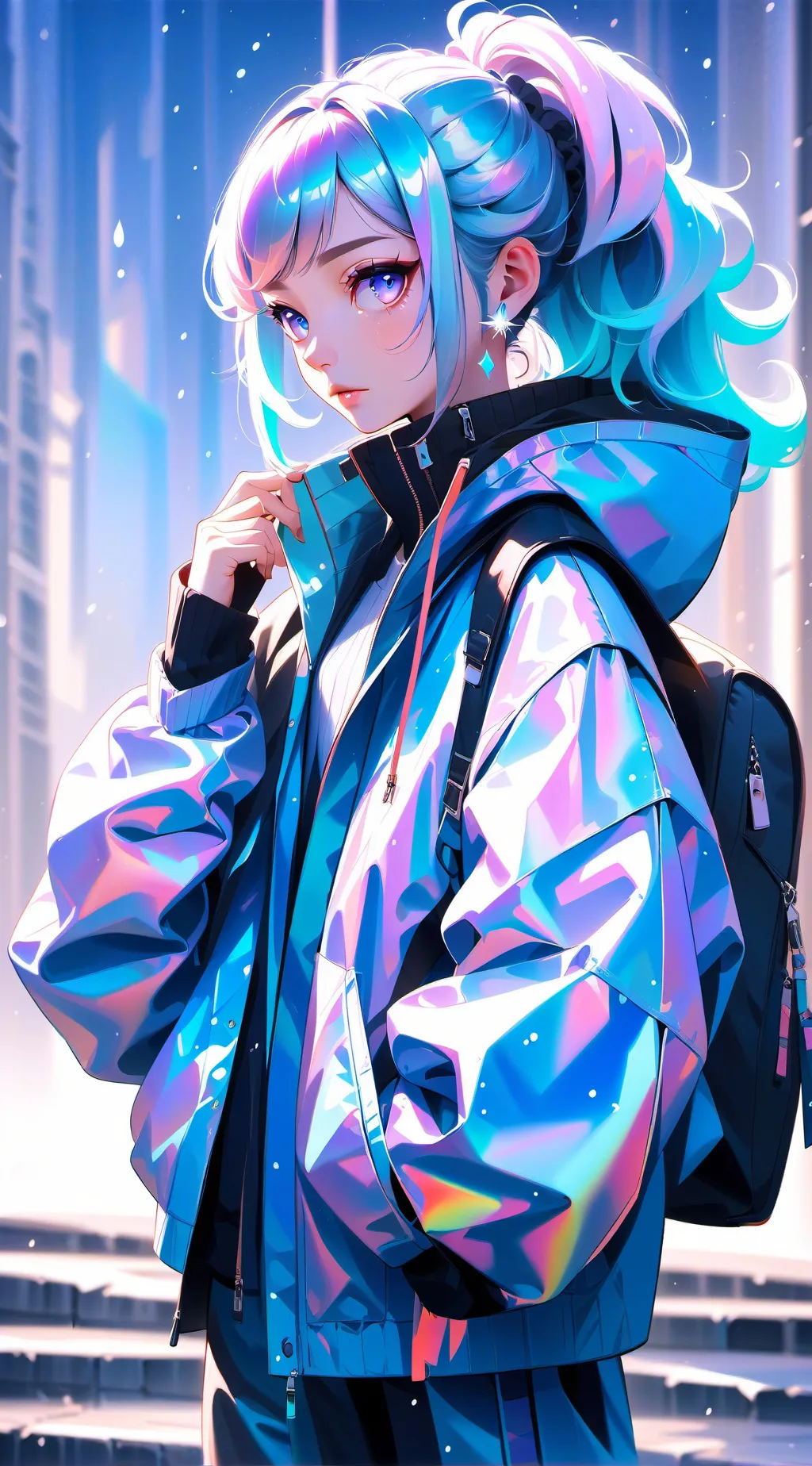 ai character:  lana background