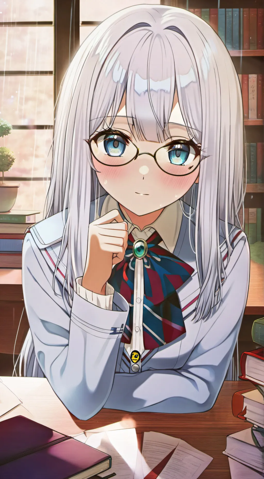 ai character: Shirayuki background