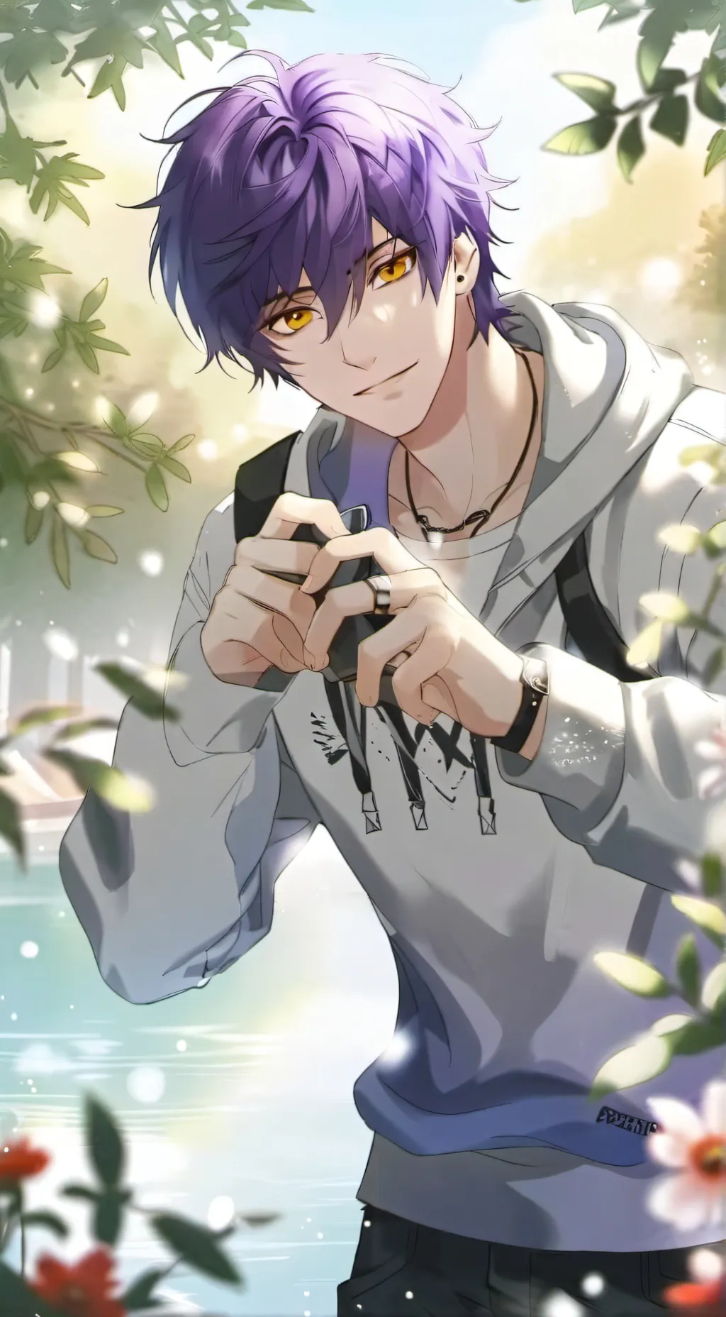 ai character: Star background