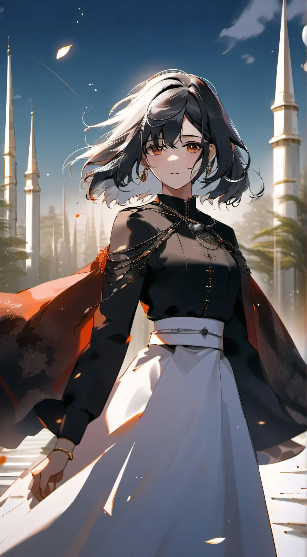 ai character: 海莉狮 background