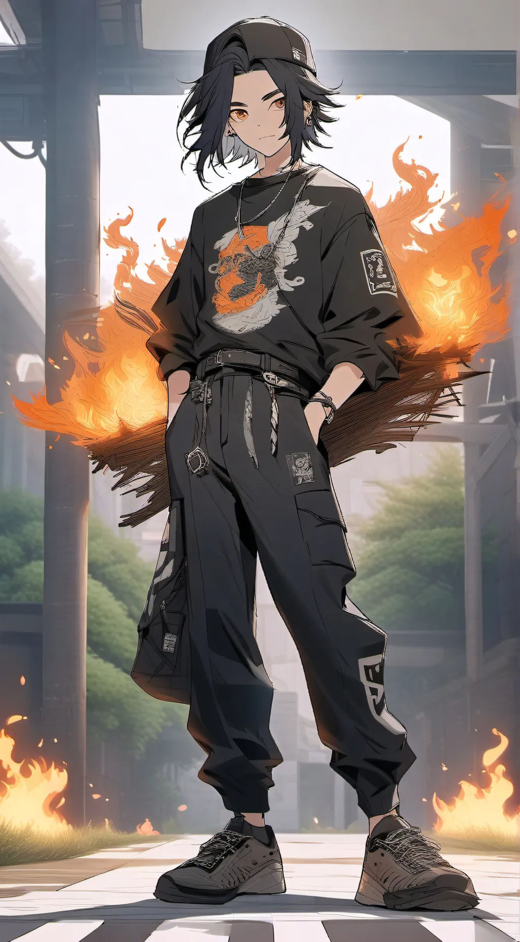 ai character: Sapnap  background