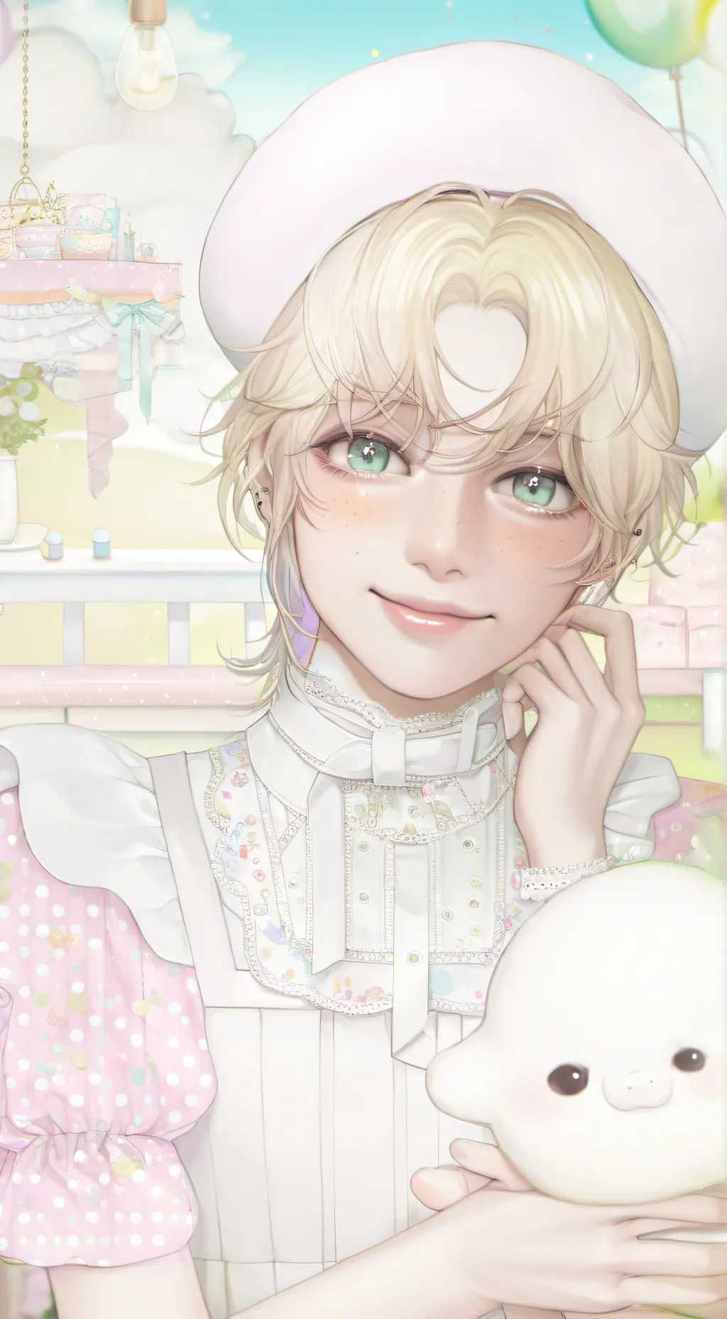 ai character: ((Kaiy))  background