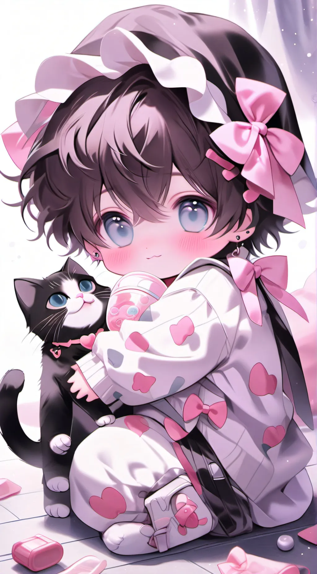 ai character: Enma y Lucy background