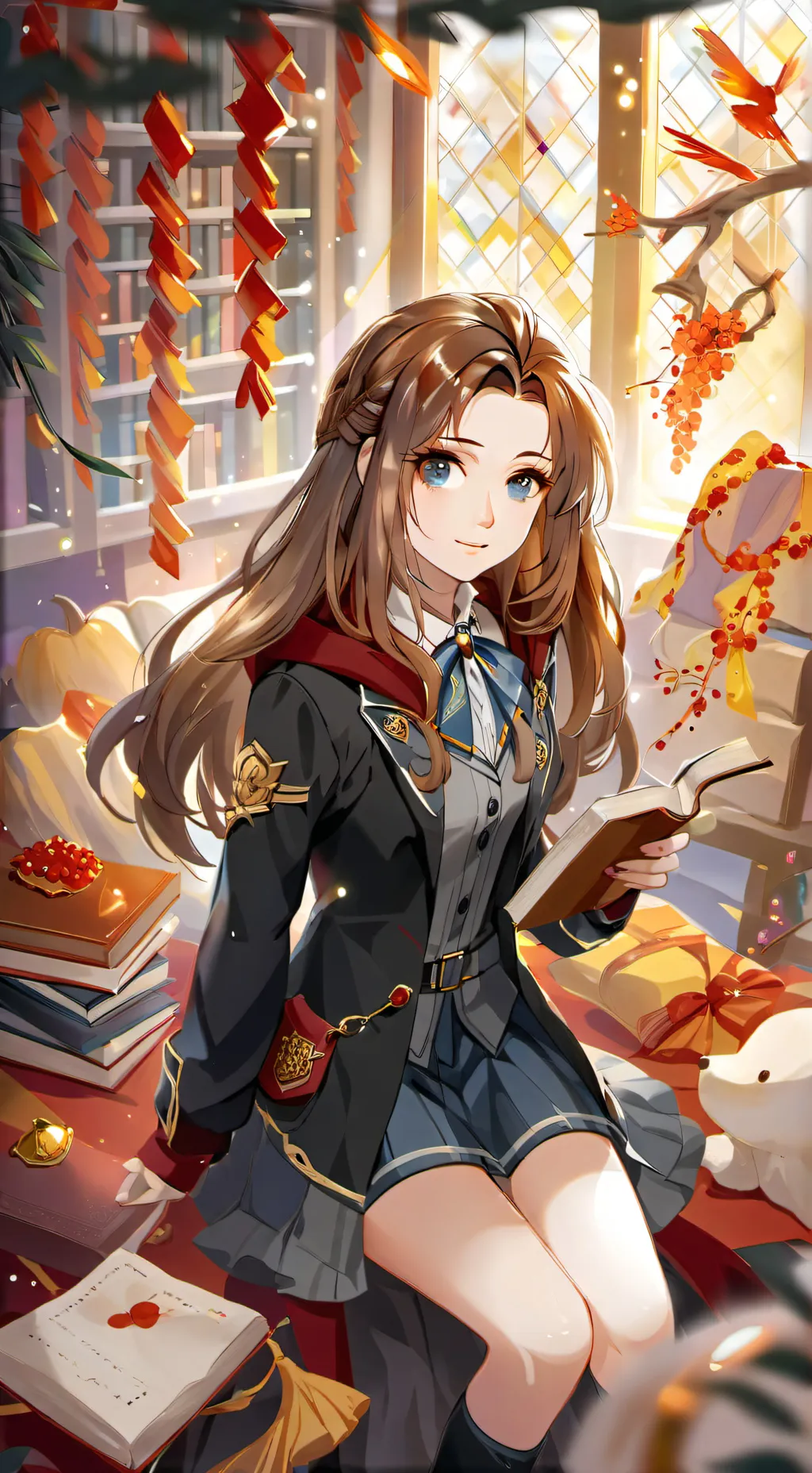 ai character: Luna background