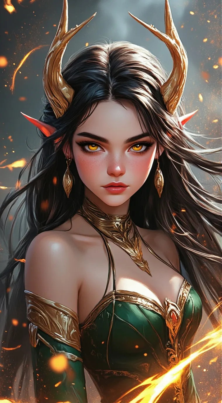 ai character: Luna background