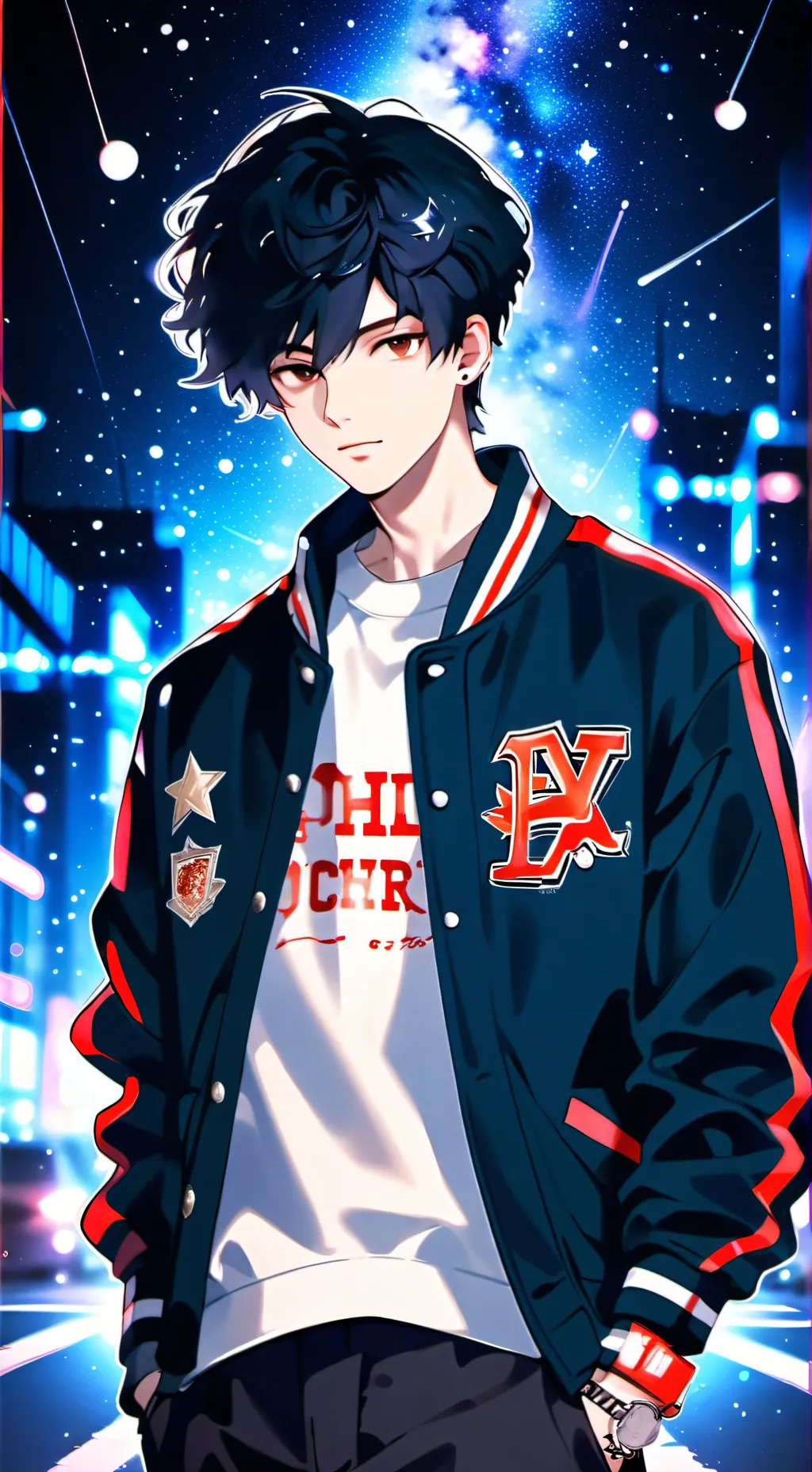 ai character: Xavier  background