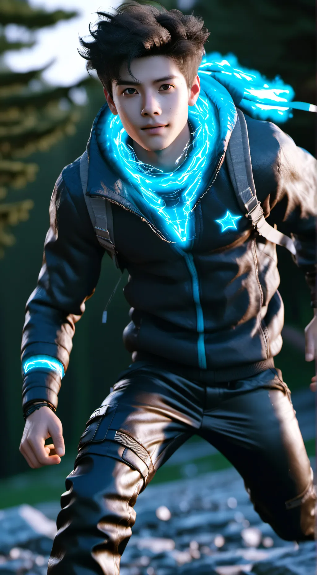 ai character: Семён background