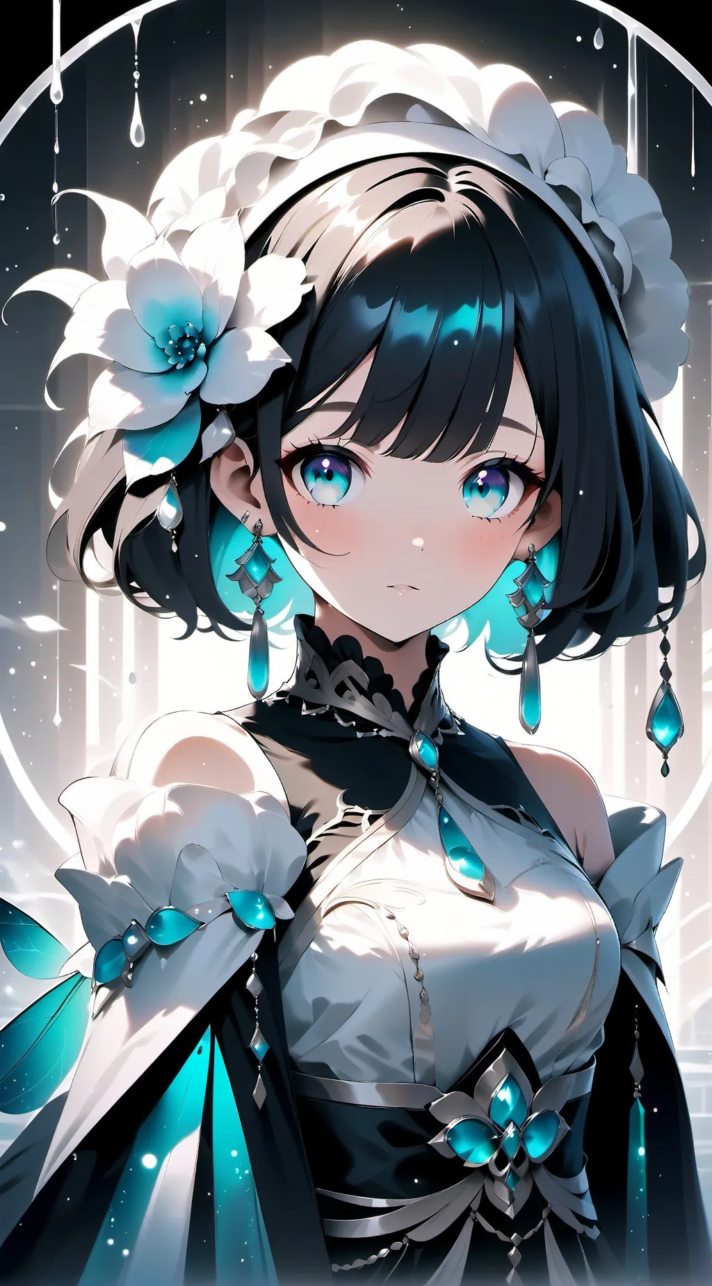 ai character: Te llamas luna  background