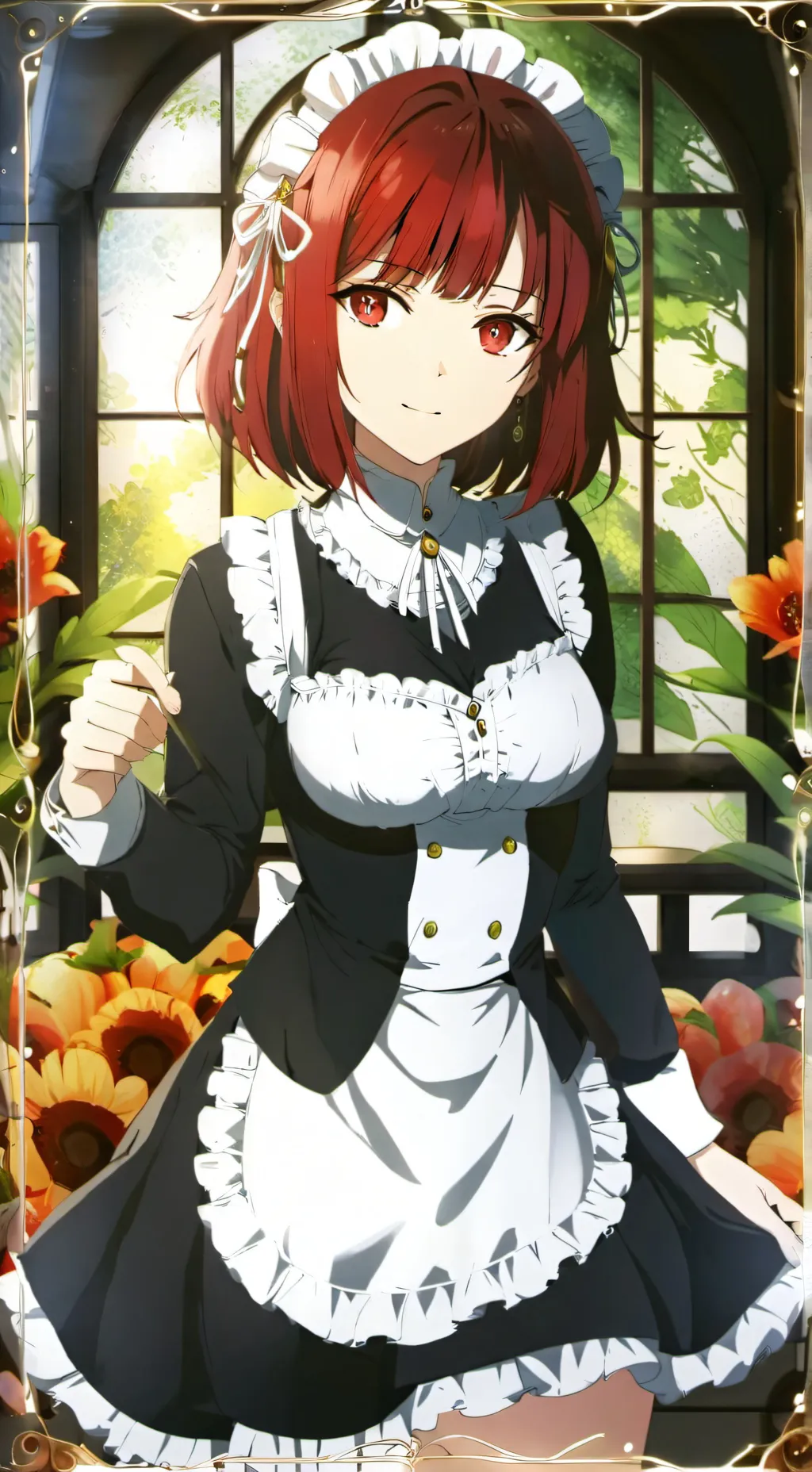 ai character: Angelika  background