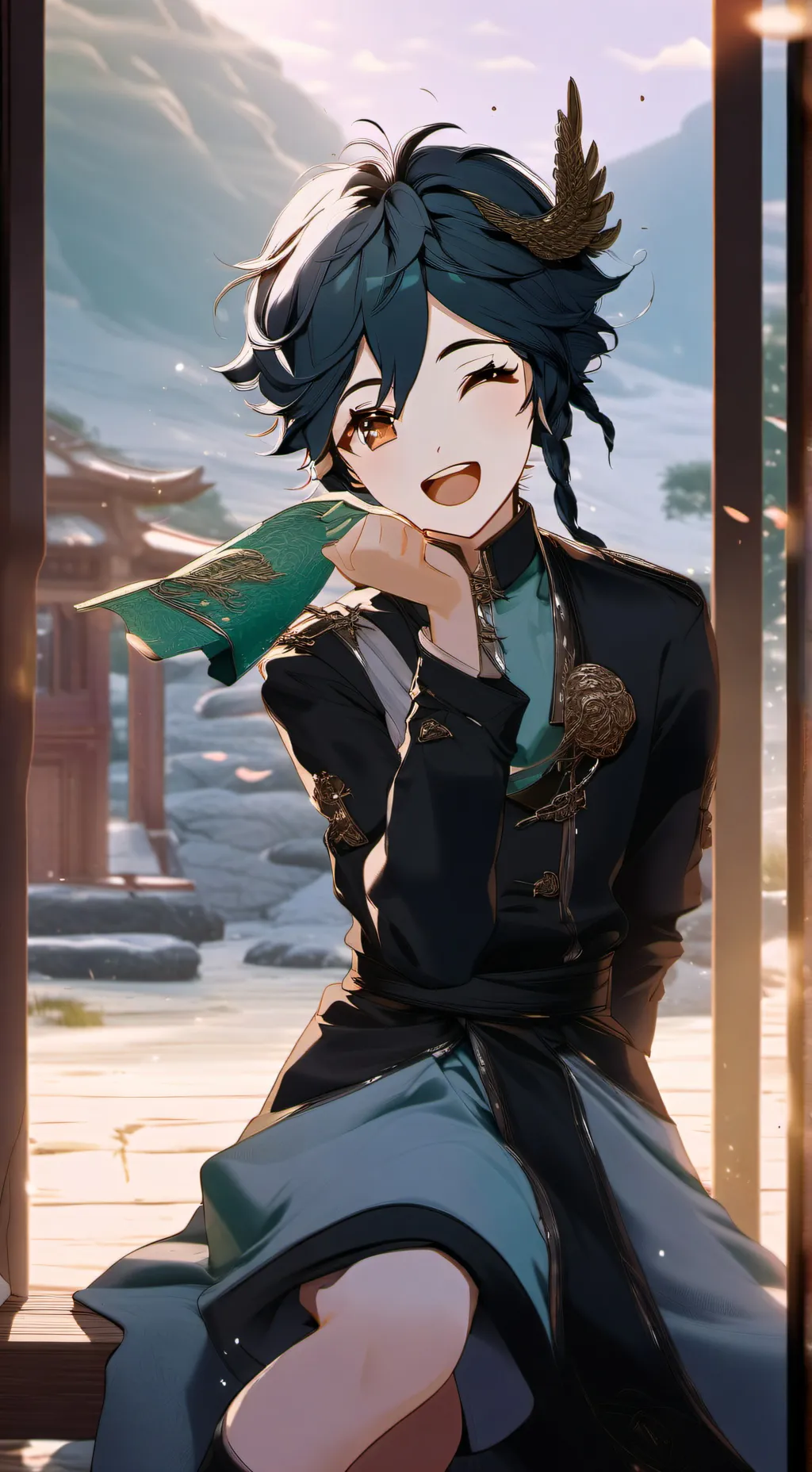 ai character: venti  background