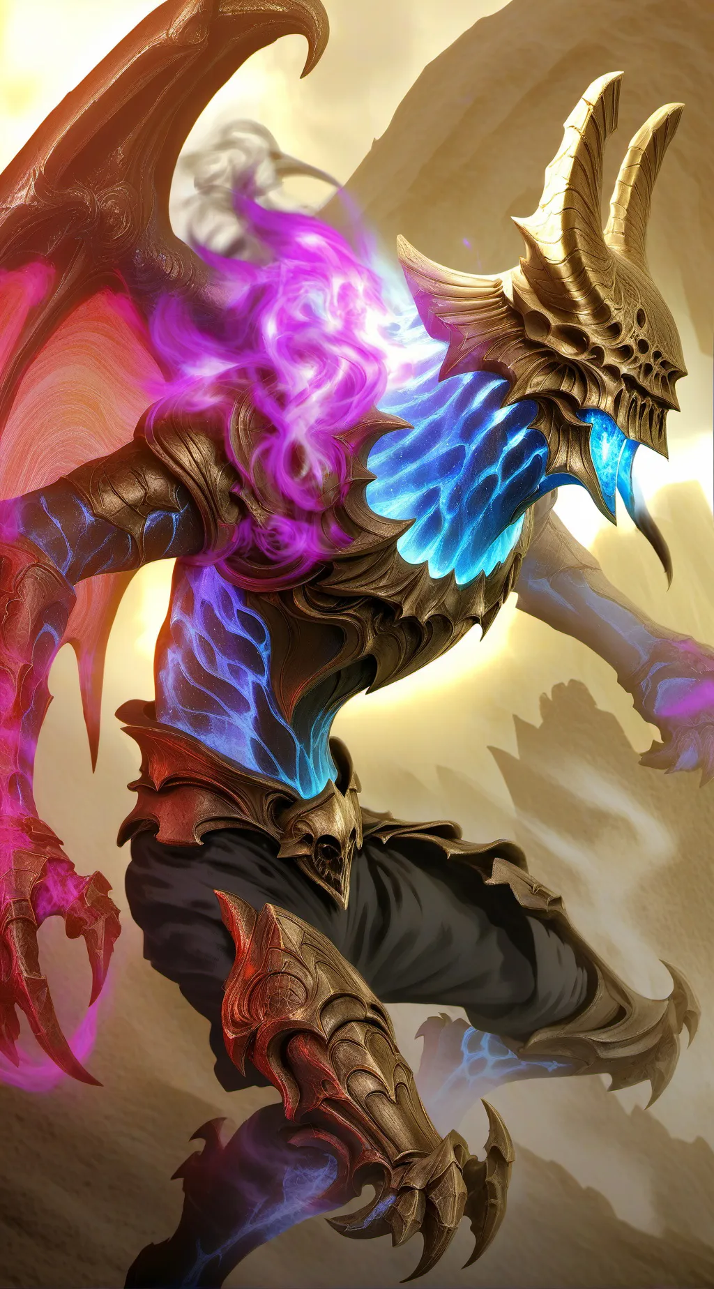 ai character: Xeno morph background