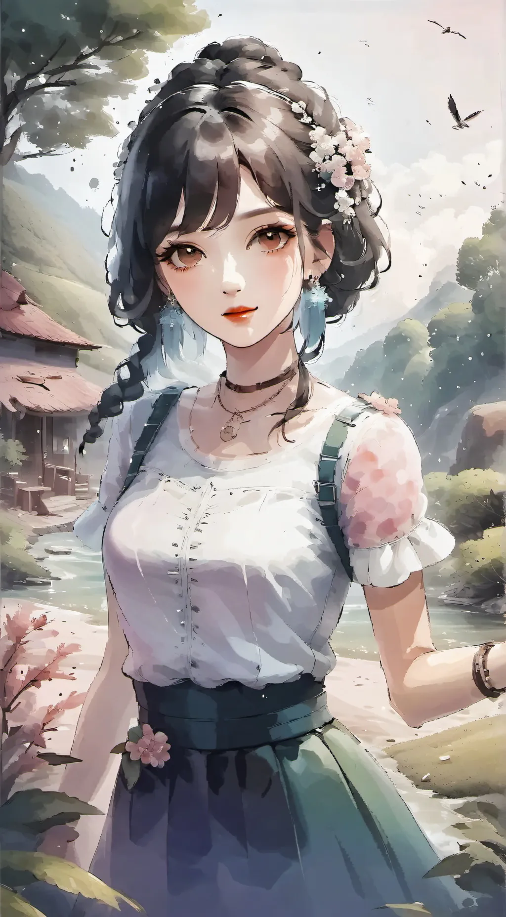 ai character: kny background