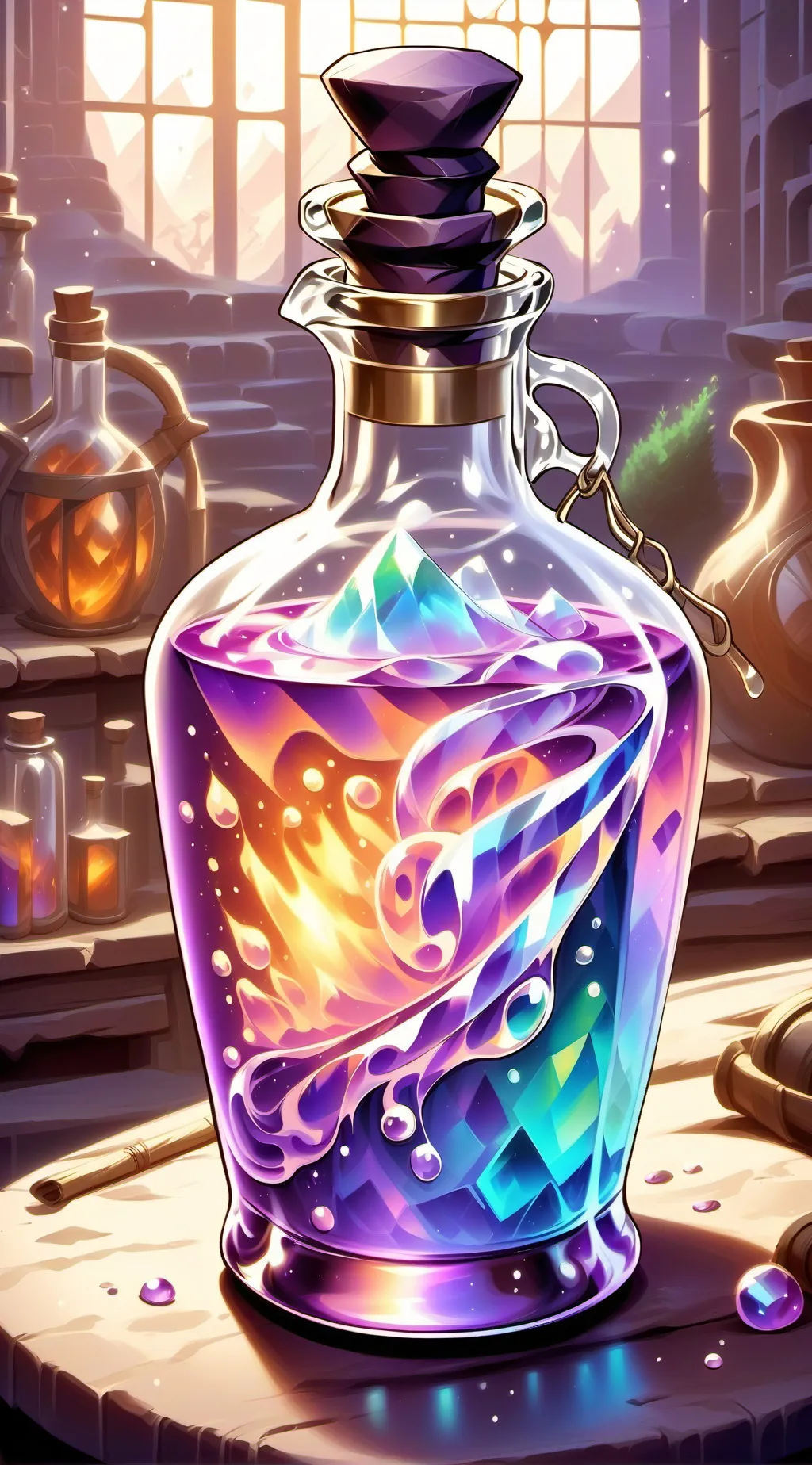 ai character: Furry potion background