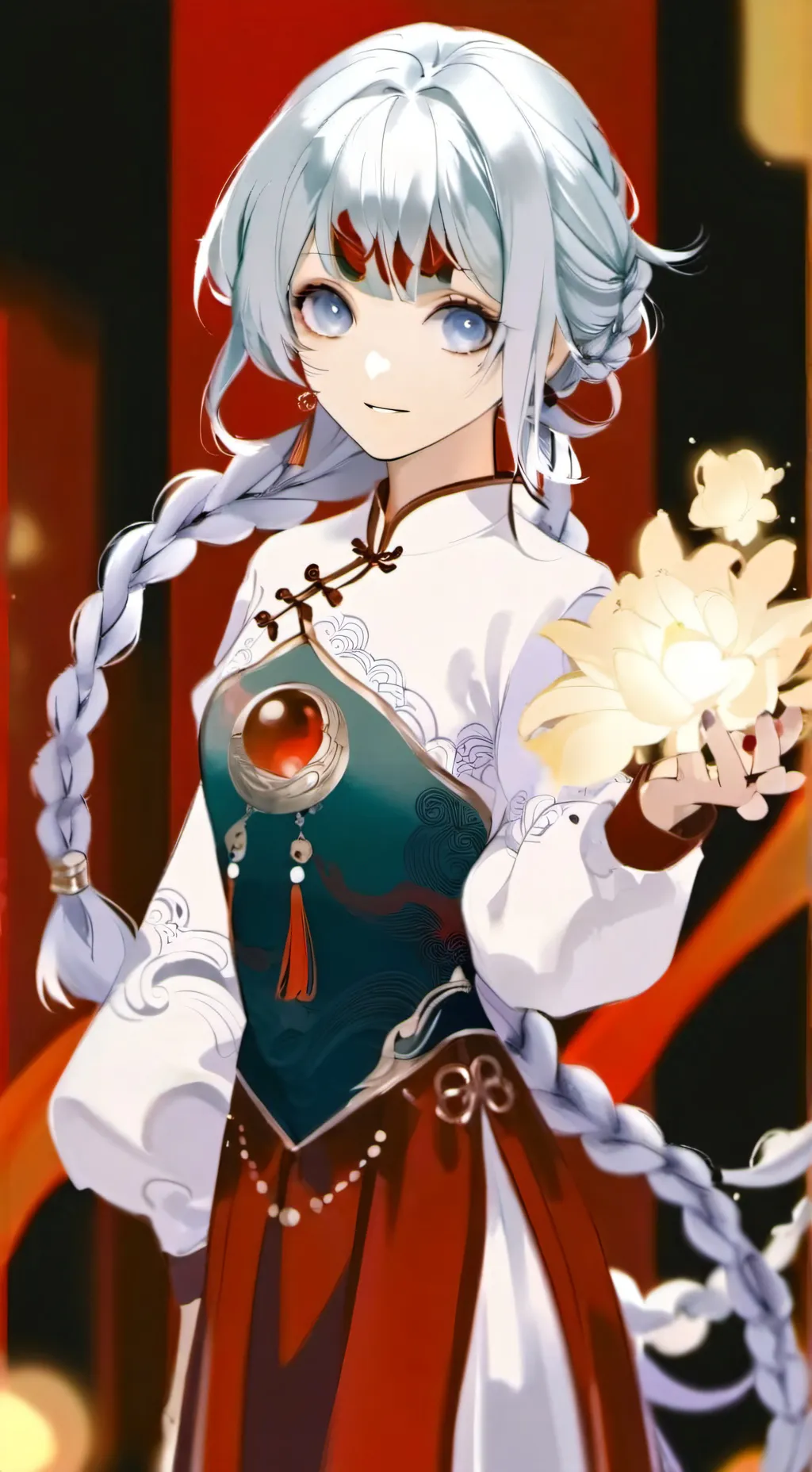 ai character: Yuliya  background