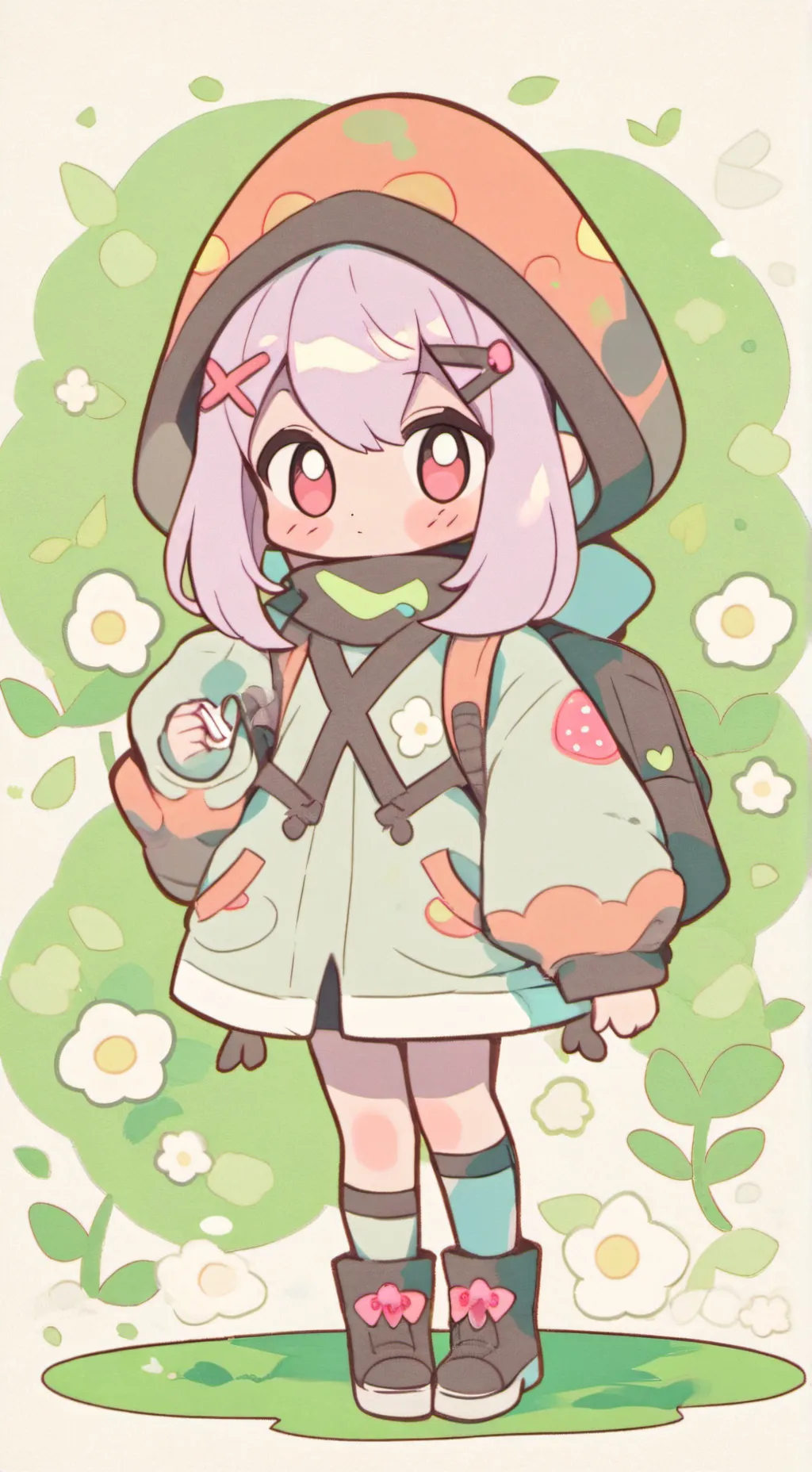 ai character: roxicake :D background