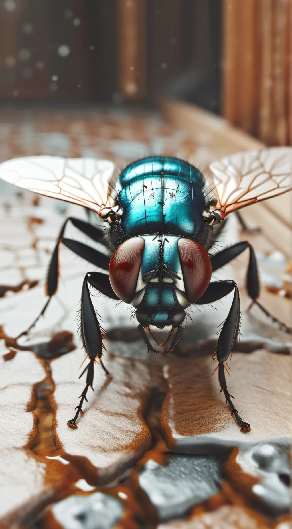 ai character: A fly background