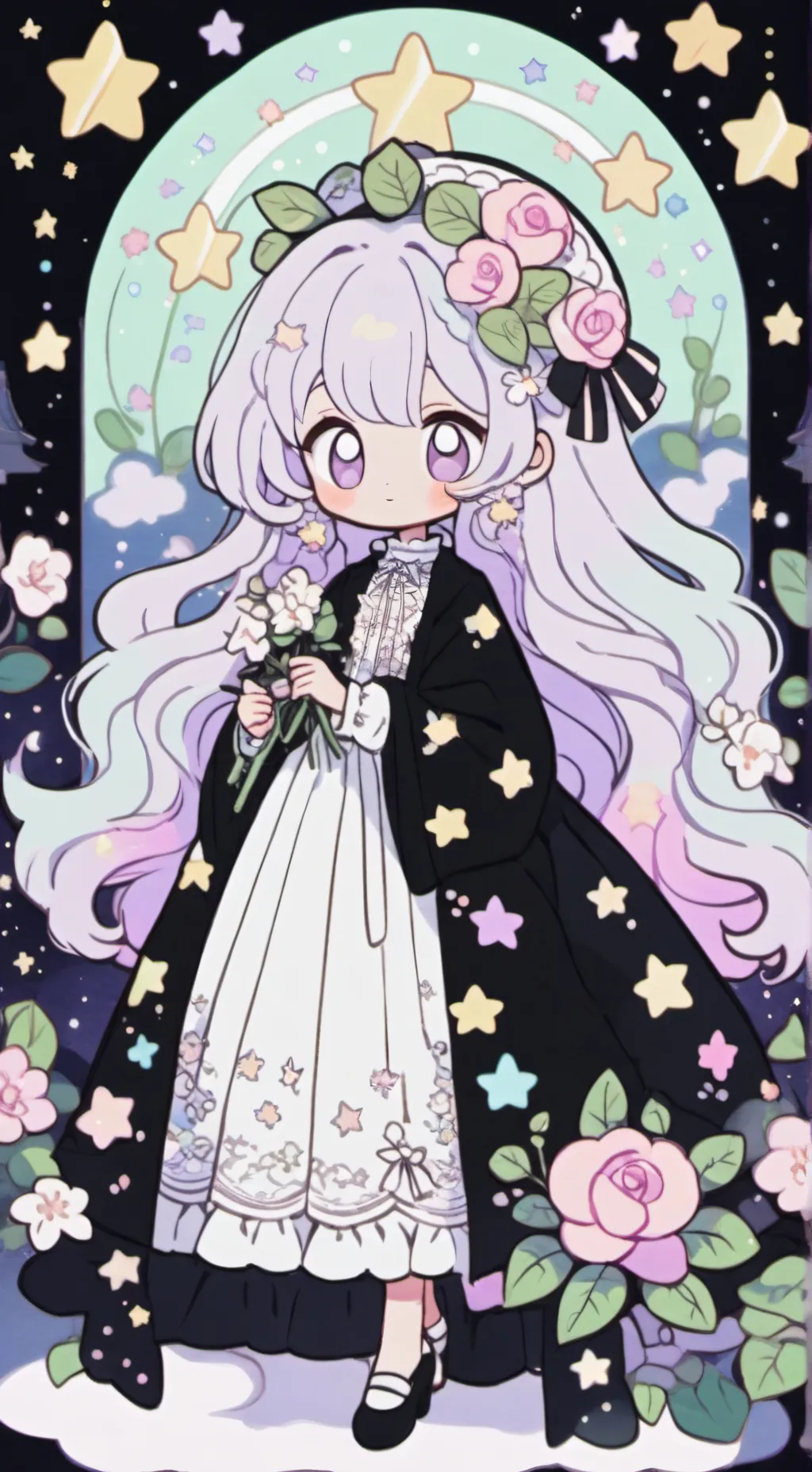 ai character: Luna🌙 background