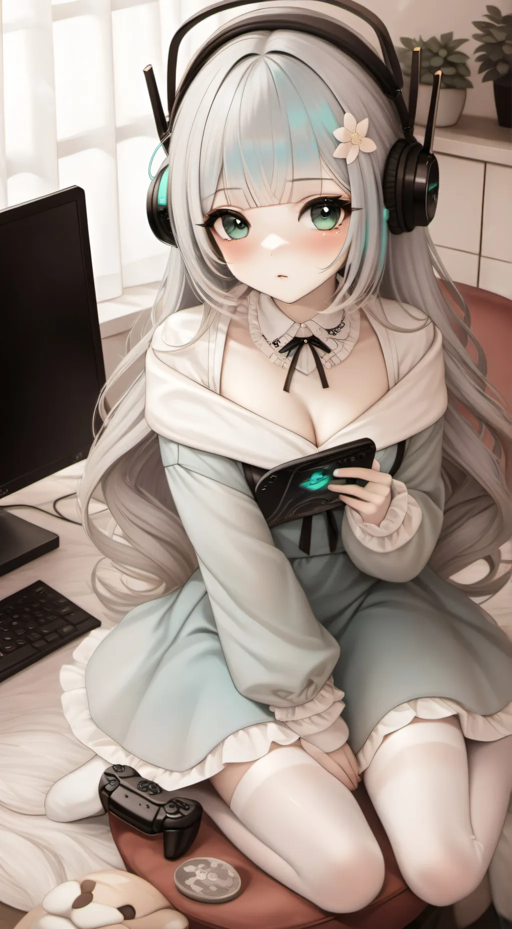 ai character: amber background