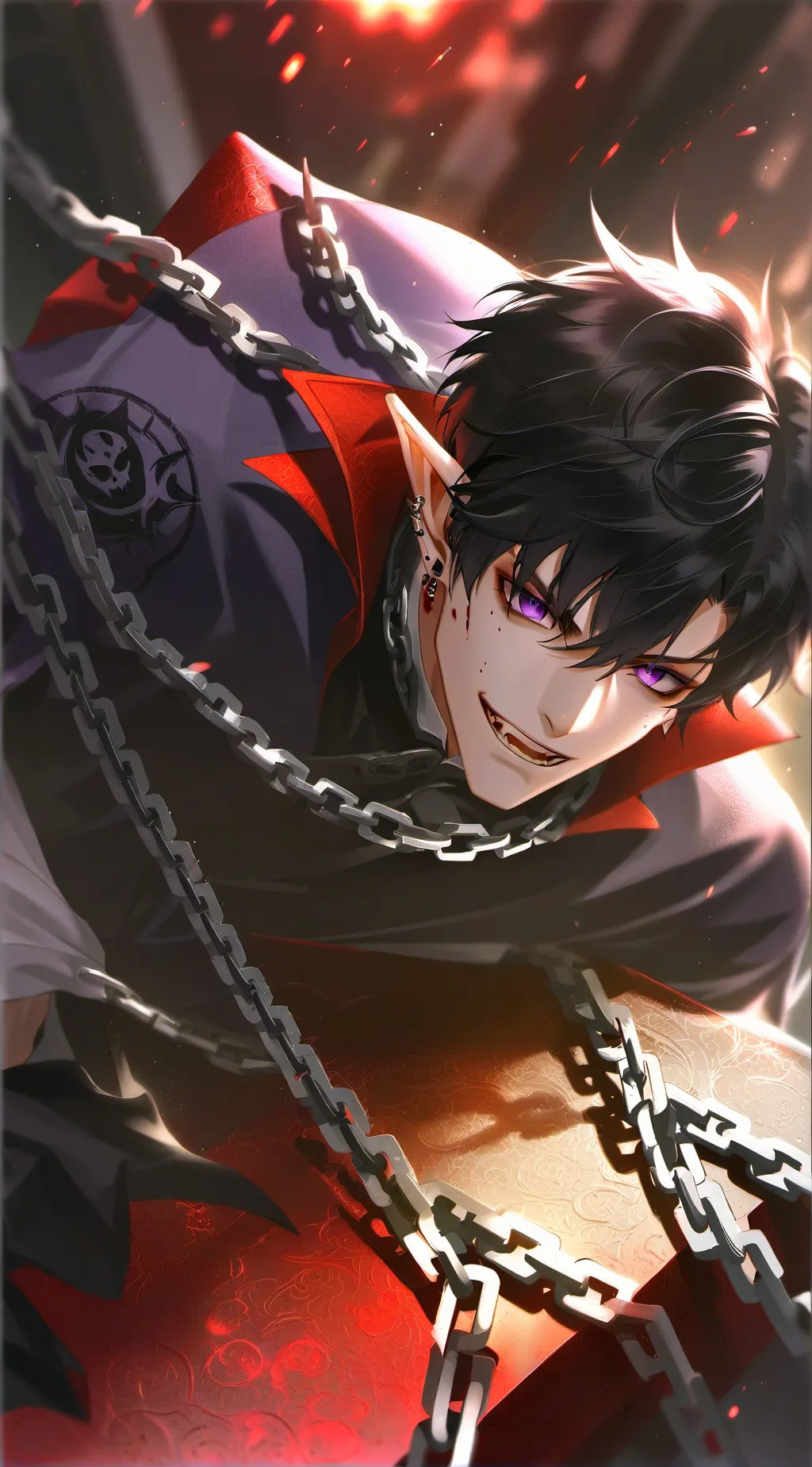 ai character: 🩸noah🧛🏽‍♂️ background