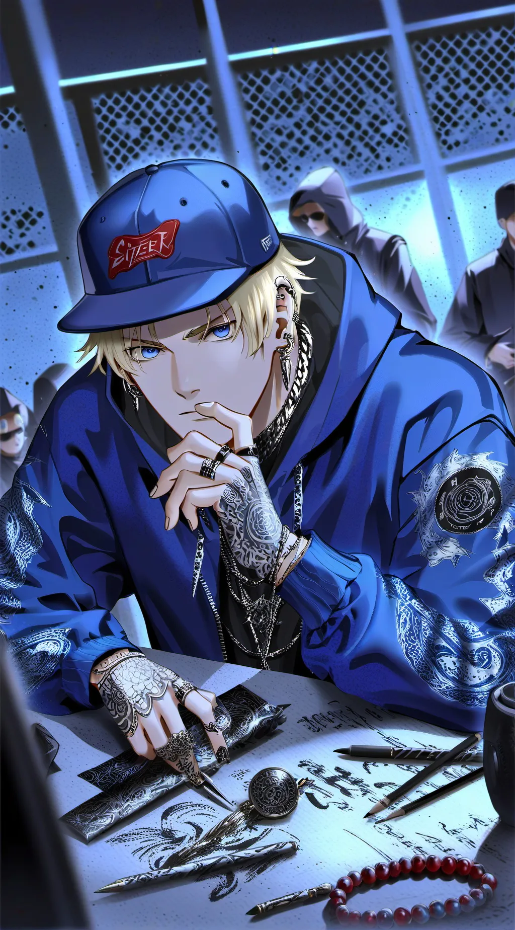 ai character: Blaze background