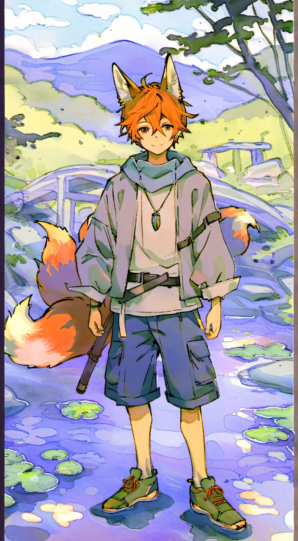 ai character: leo background