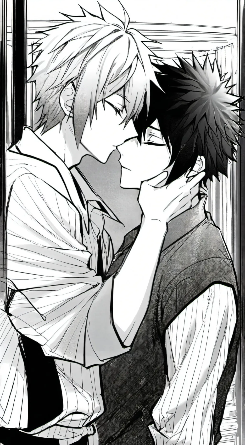 ai character: BakuDeku background