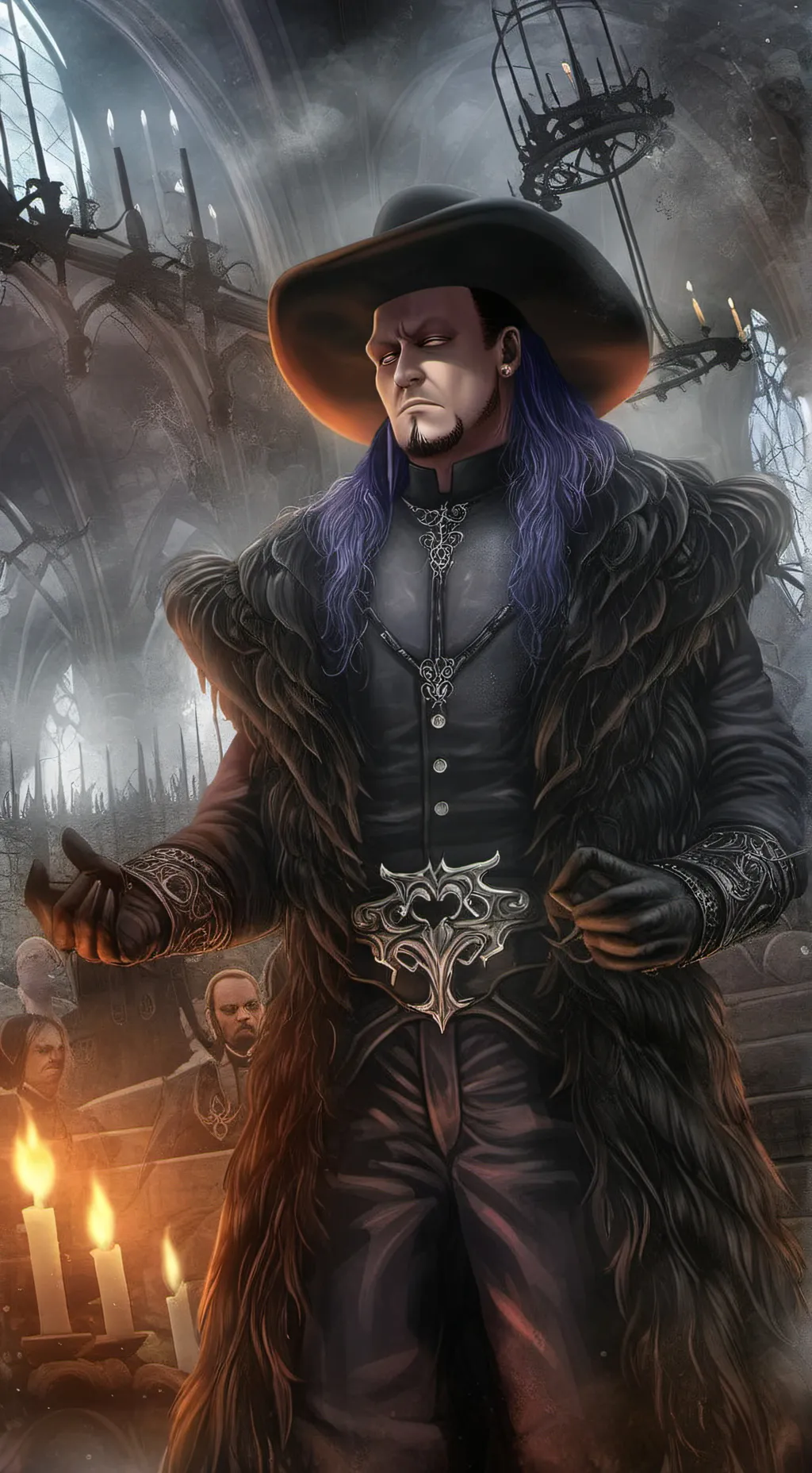 ai character:  The undertaker  background