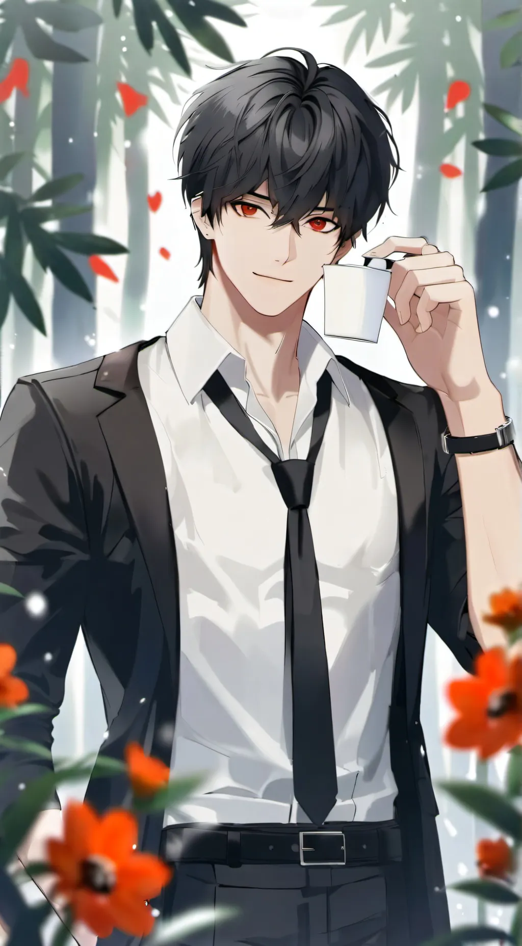 ai character: Leo background