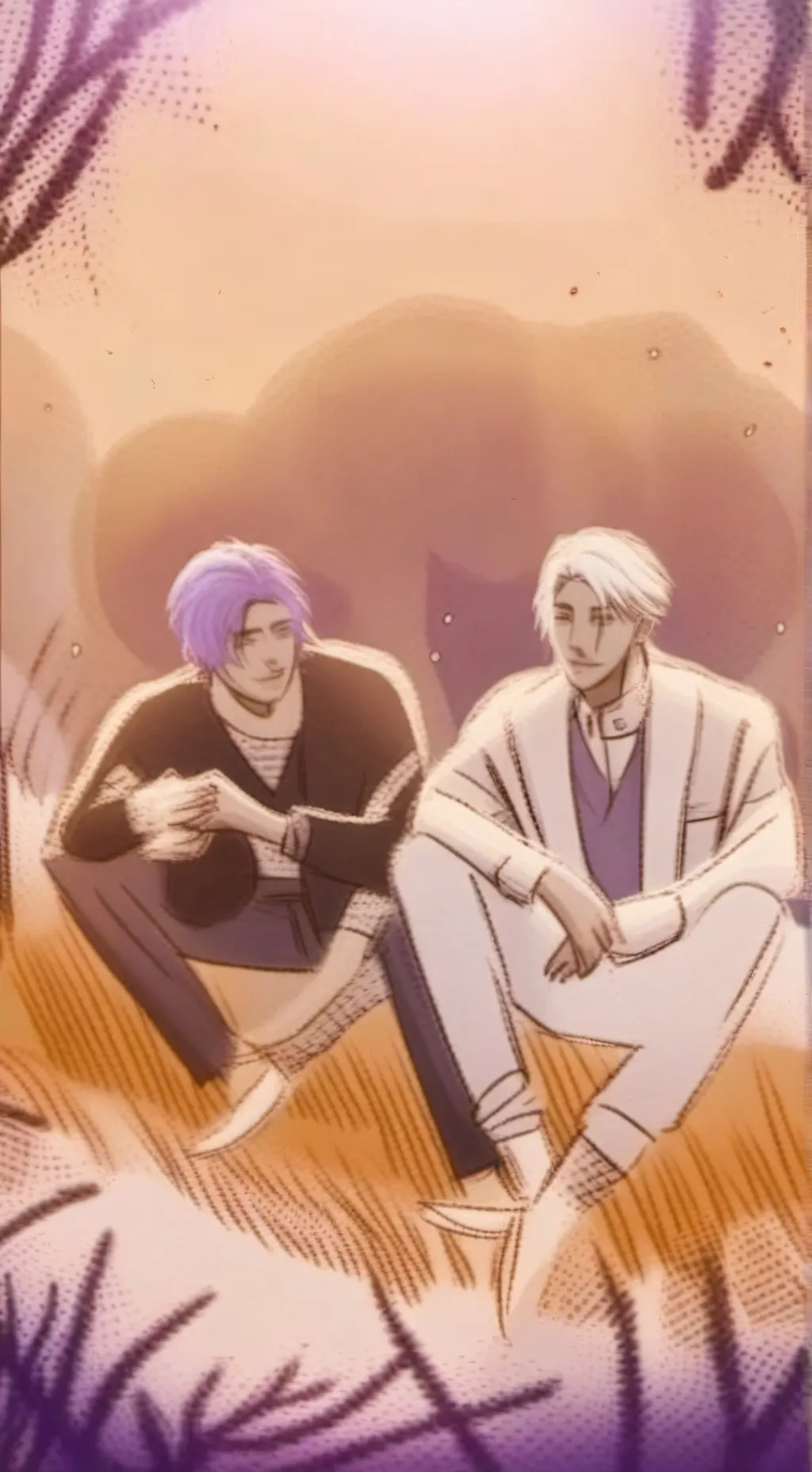 ai character: Nagi and reo  background