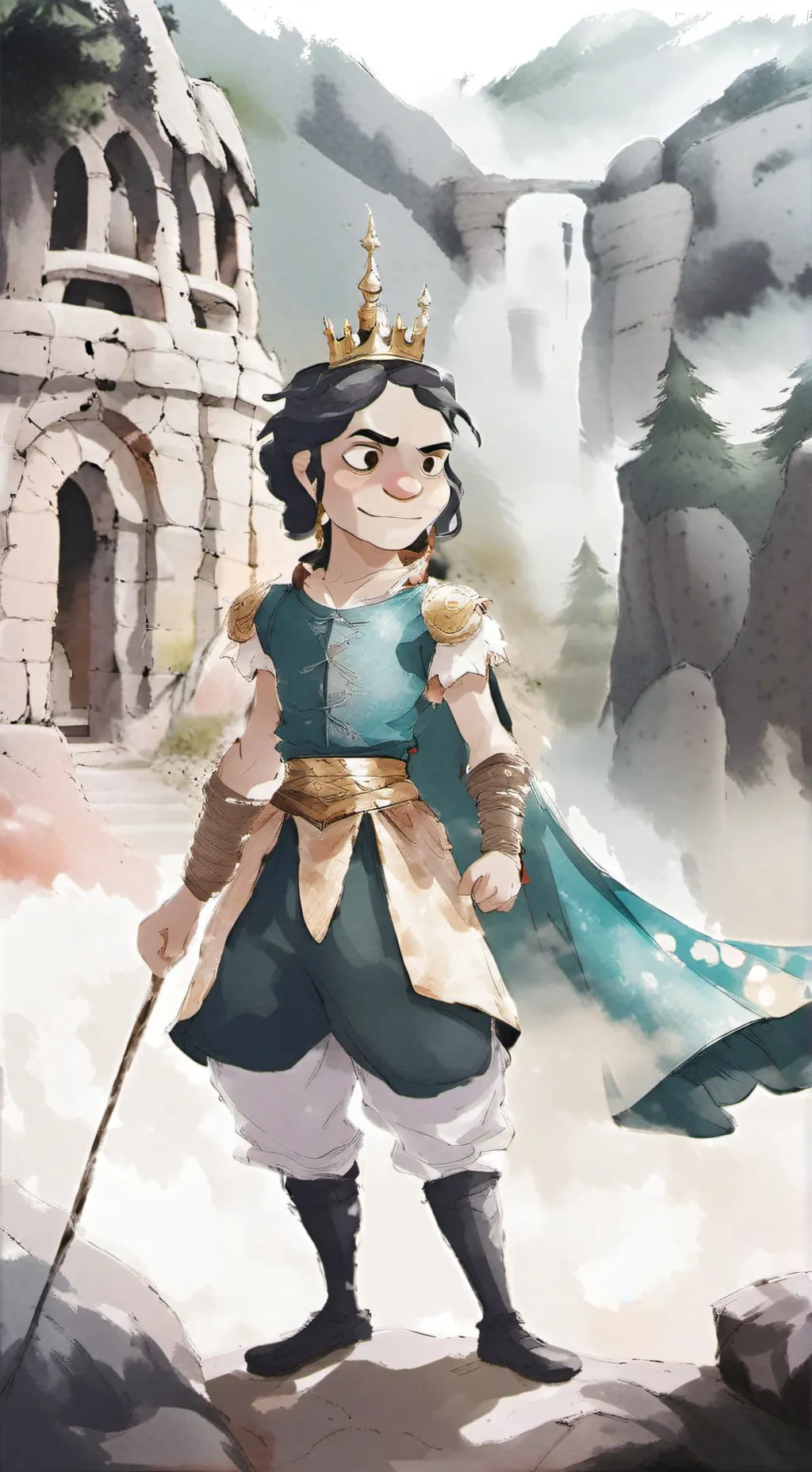 ai character: MajaLexy  background