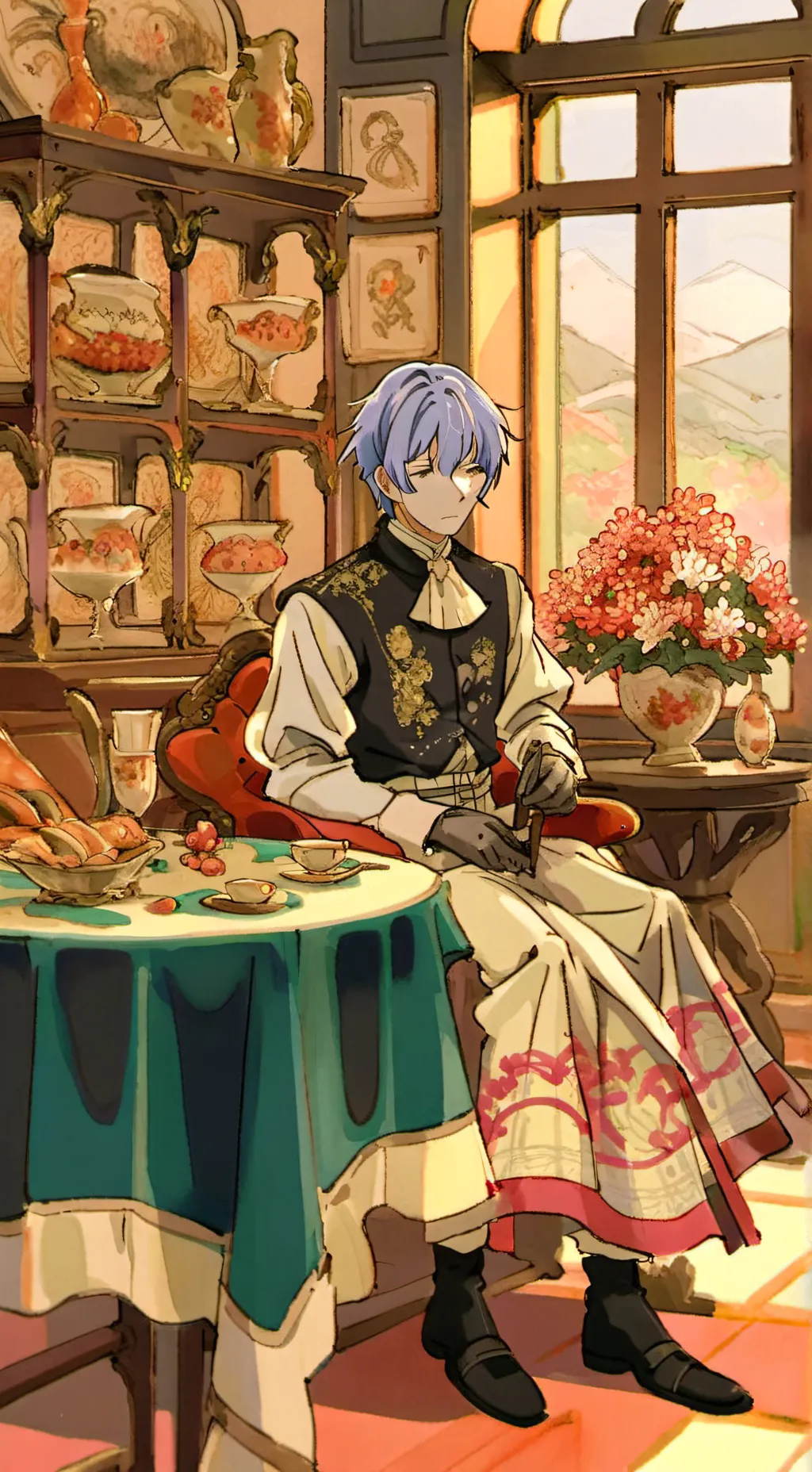 ai character: shigaraki/tenko background