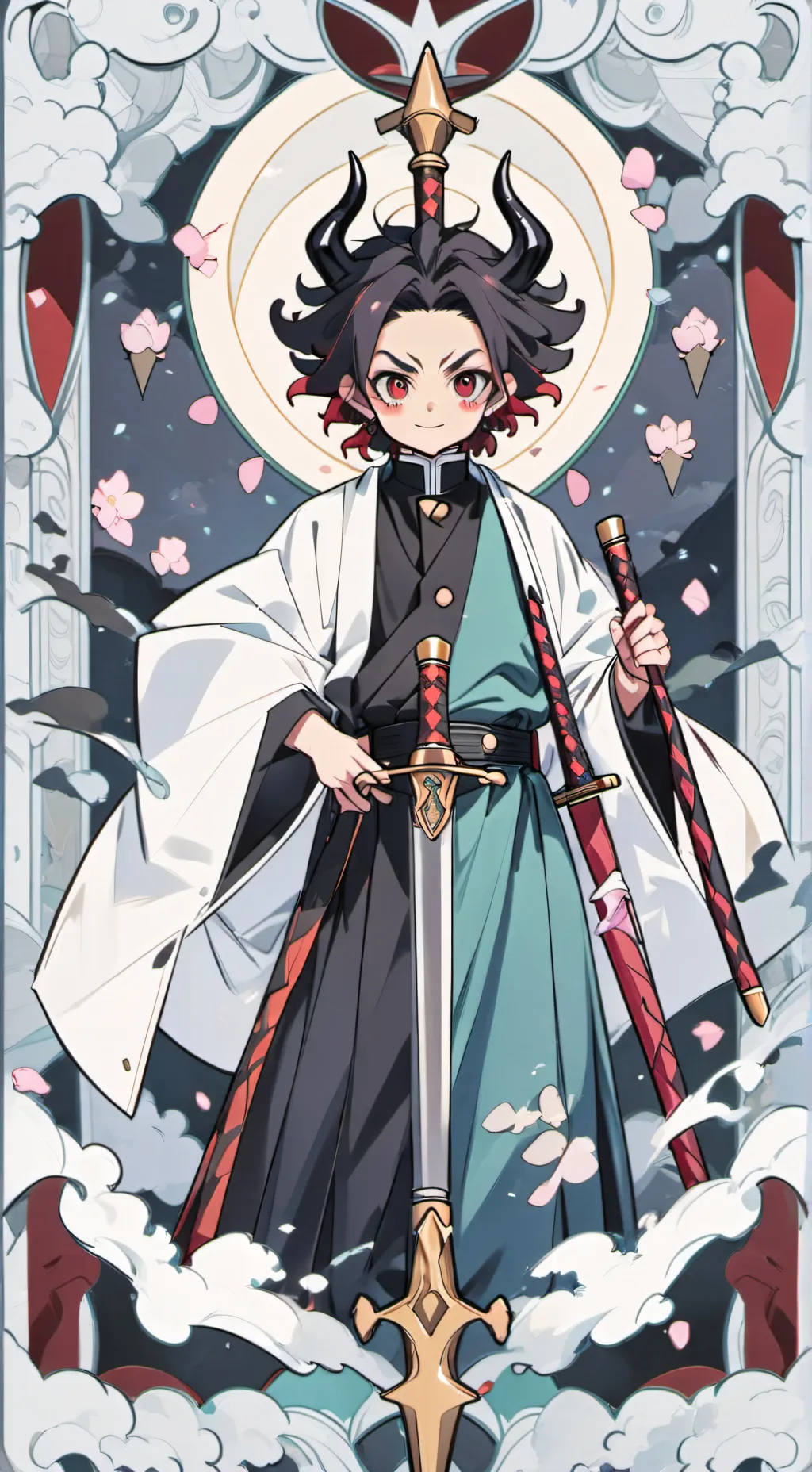 ai character: Muzan e outros oni background