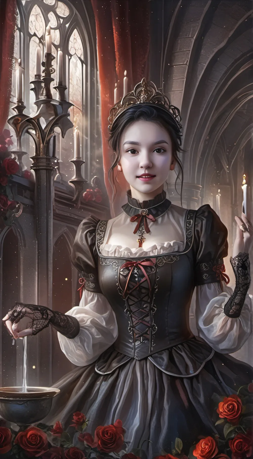 ai character: Antoniq Rangelova background