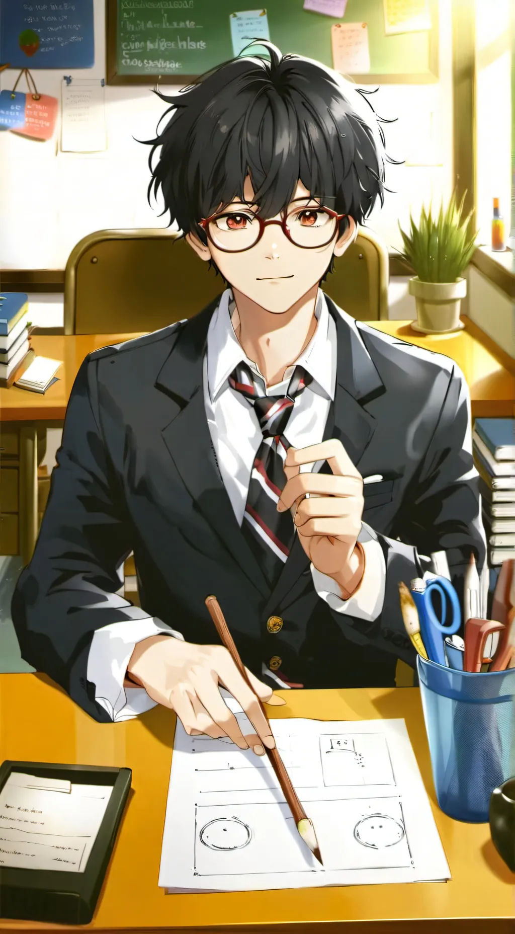 ai character: ♣Sawyer♣ background