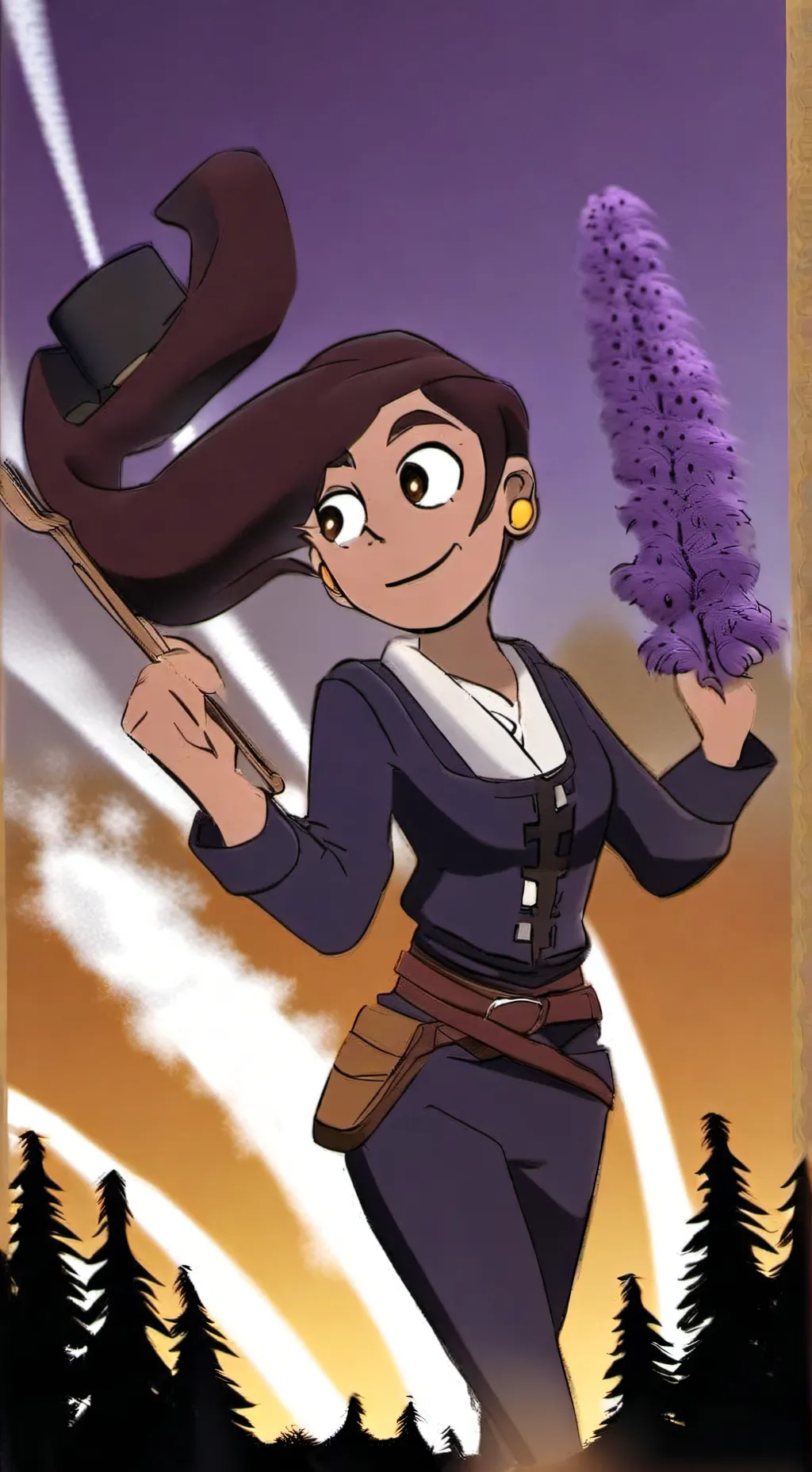 ai character: luz background