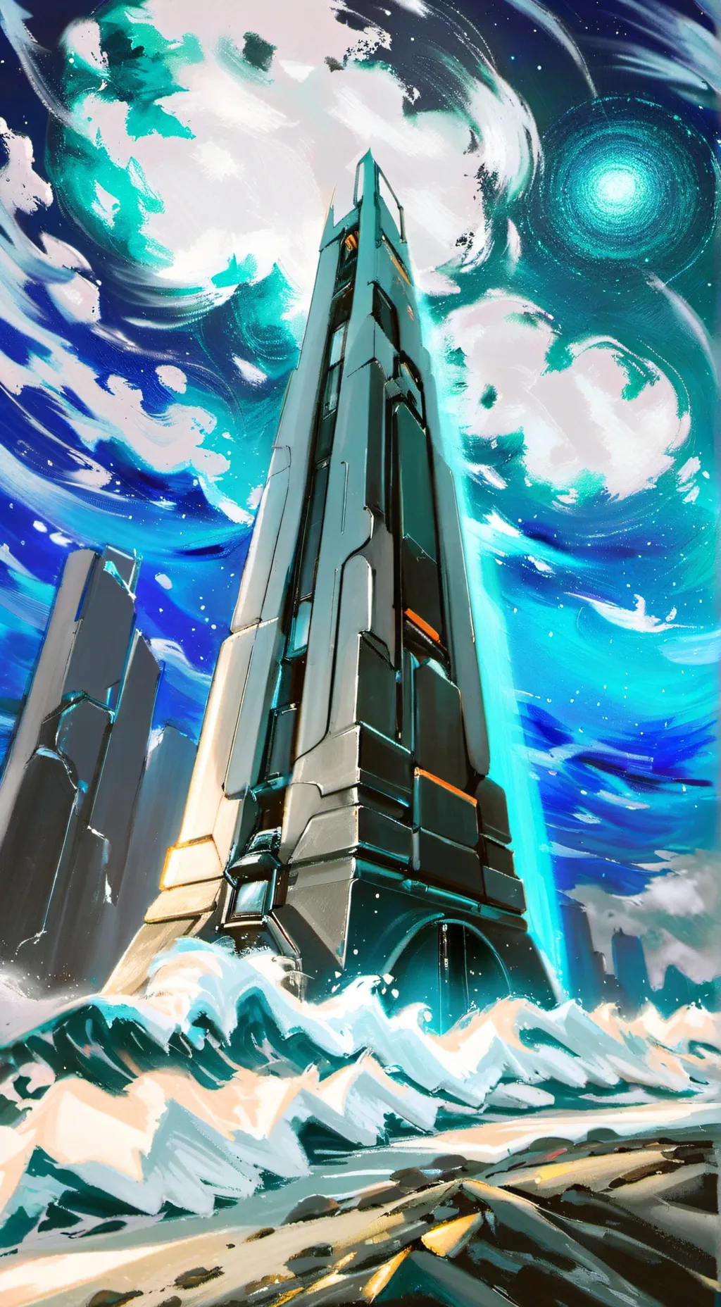 ai character: camera base remade background