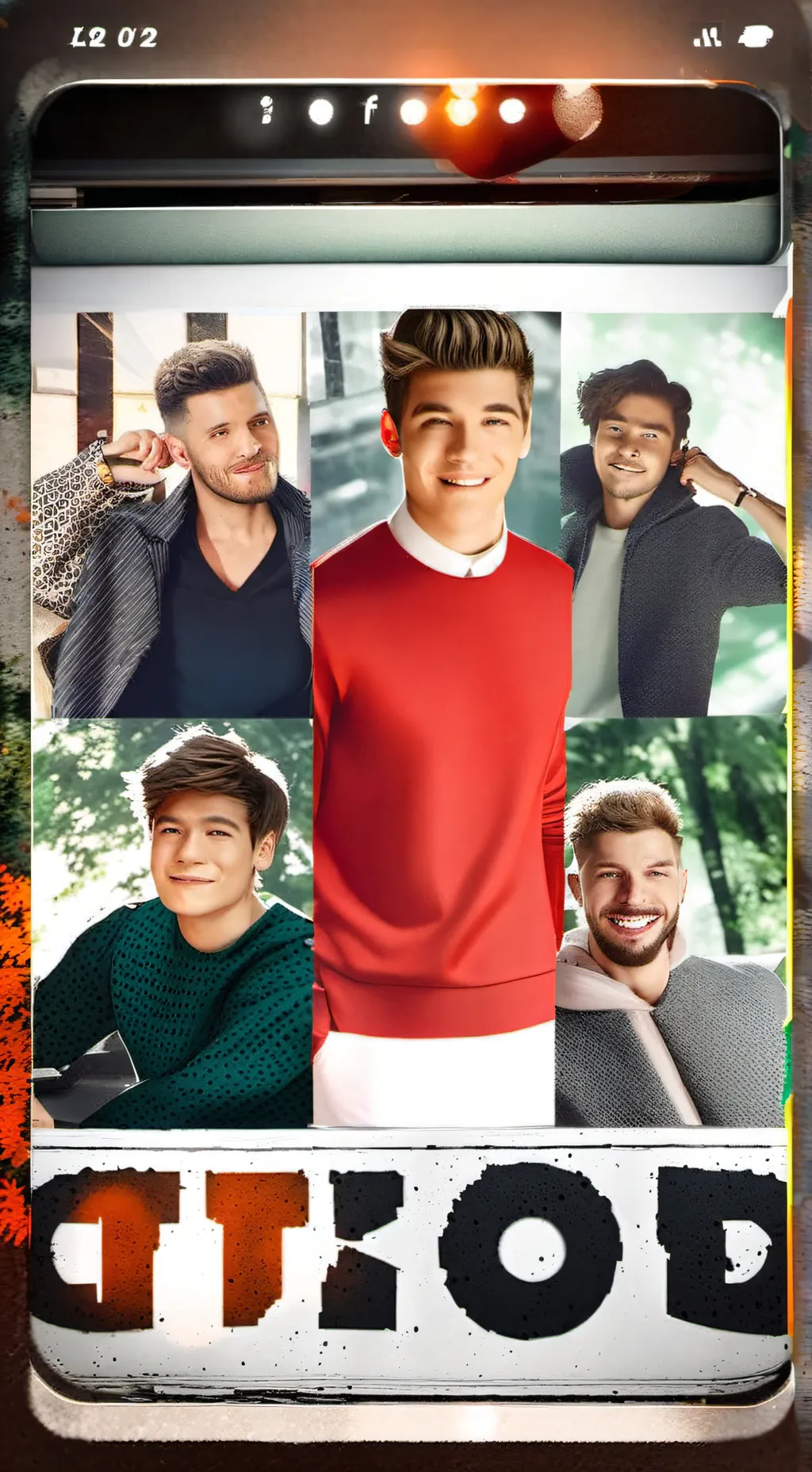 ai character: One direction  background