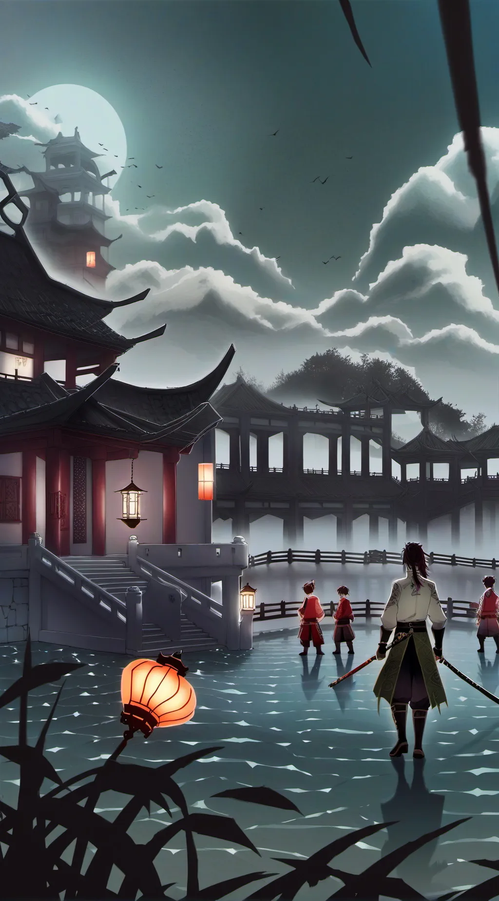 ai character: kny swaped AU  background