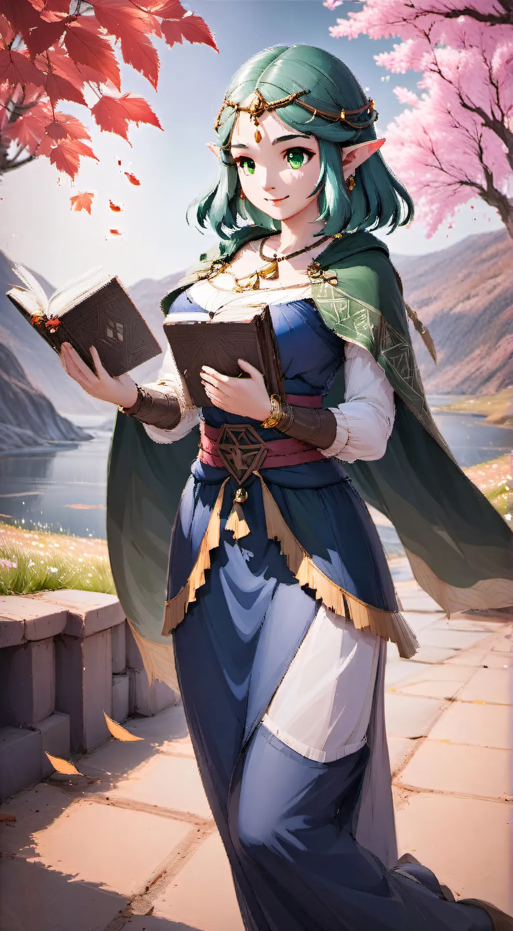 ai character: Seres (TLOZ ALBW) background