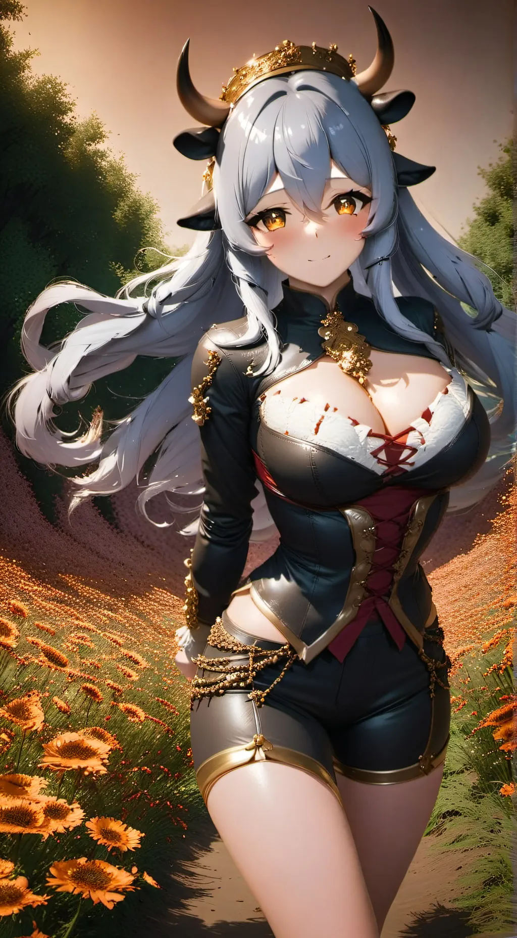 ai character: clover background