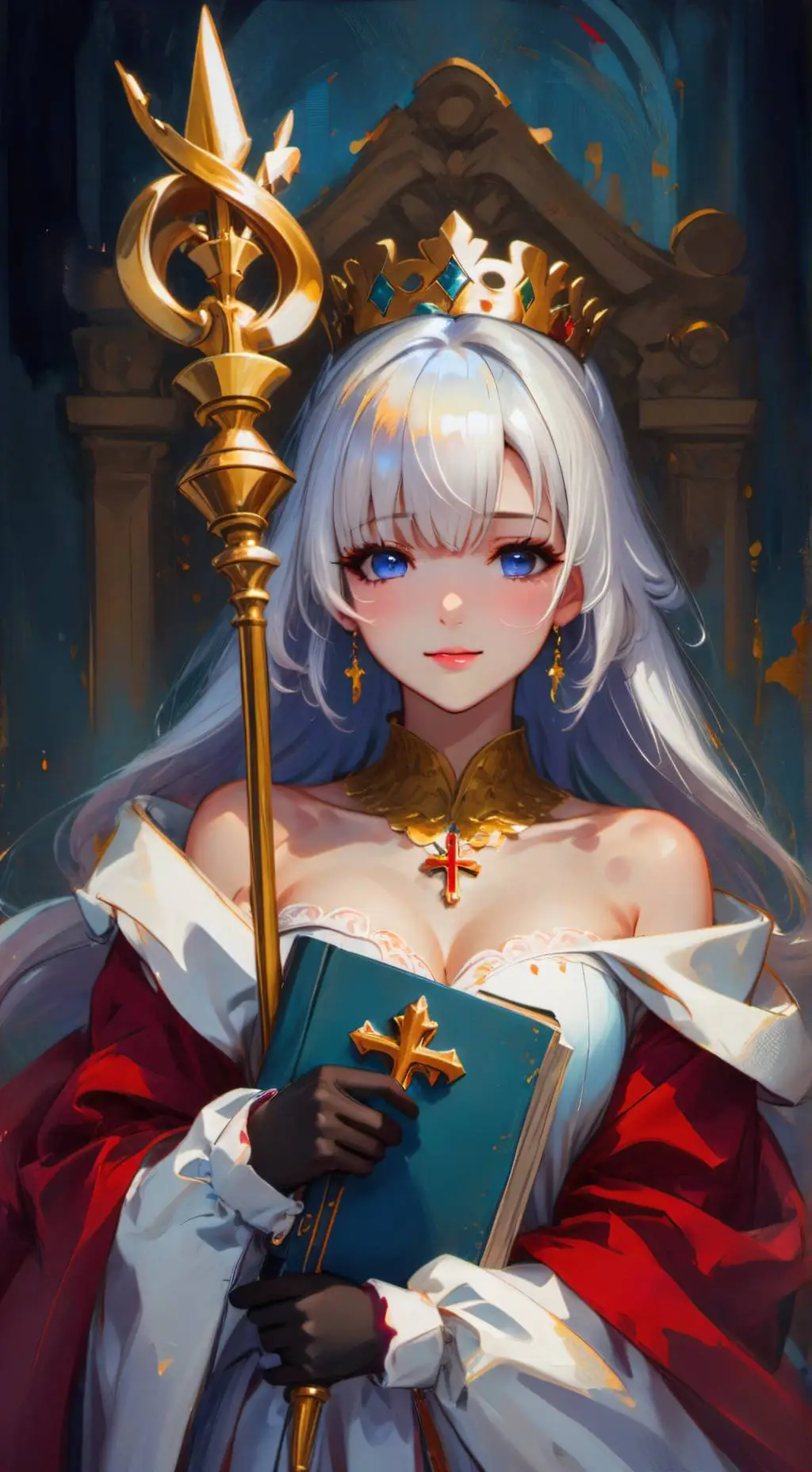 ai character: Lieunia Vethesia  background