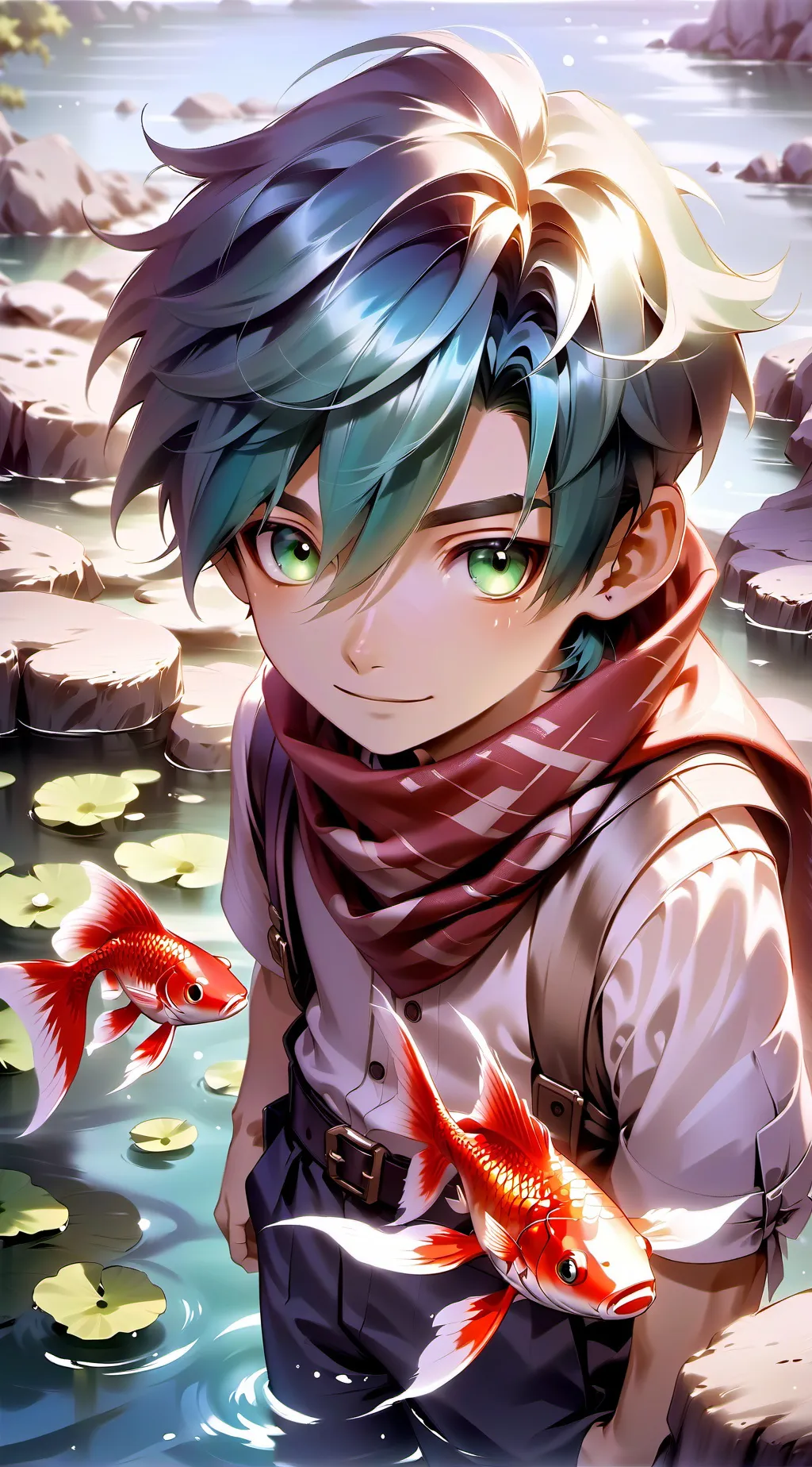 ai character: Caspian! background