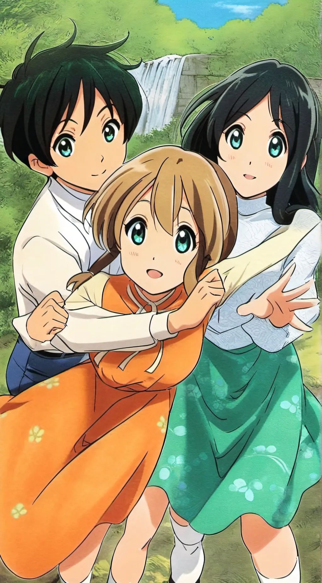 ai character: krew x aphmau  background