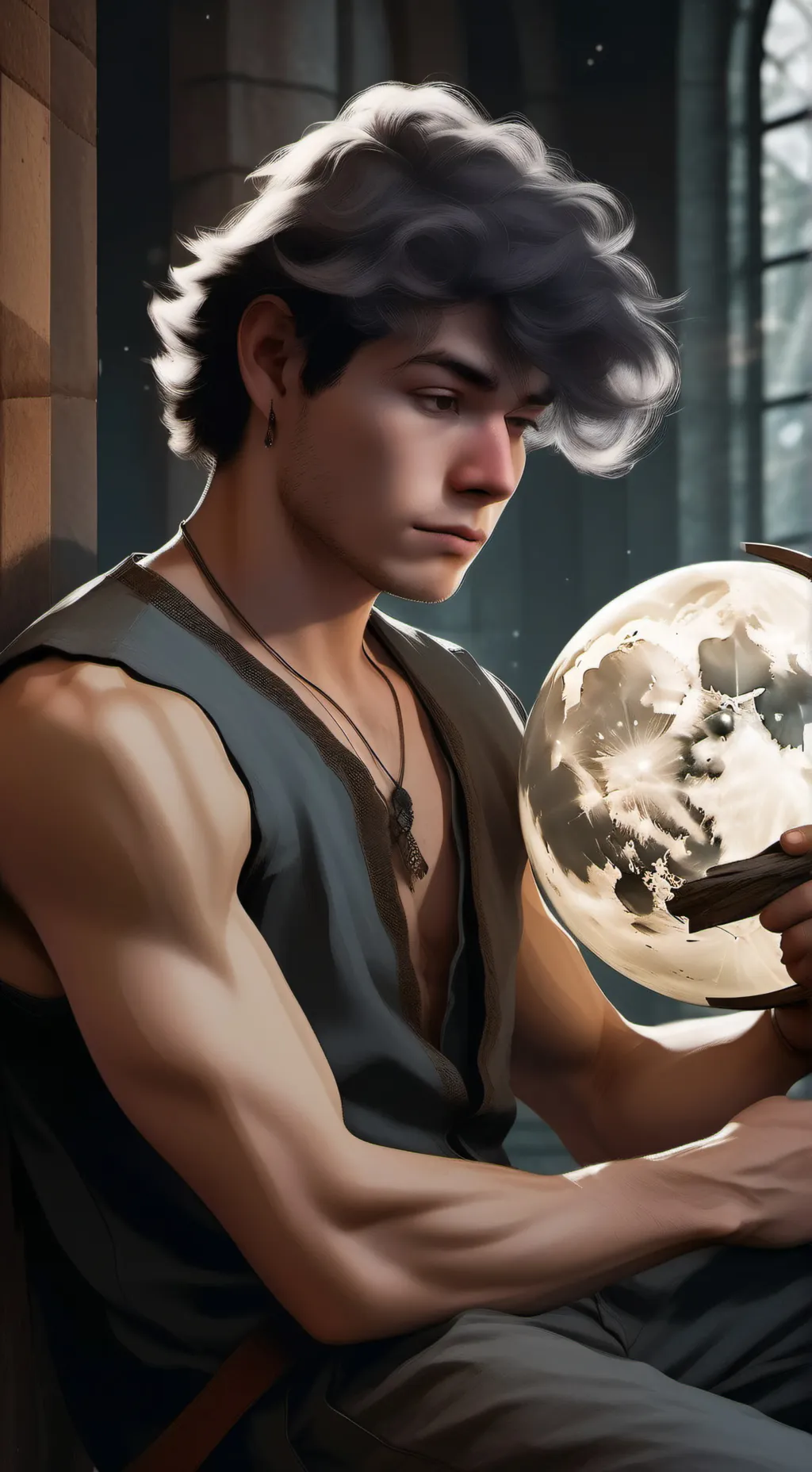 ai character: romain background