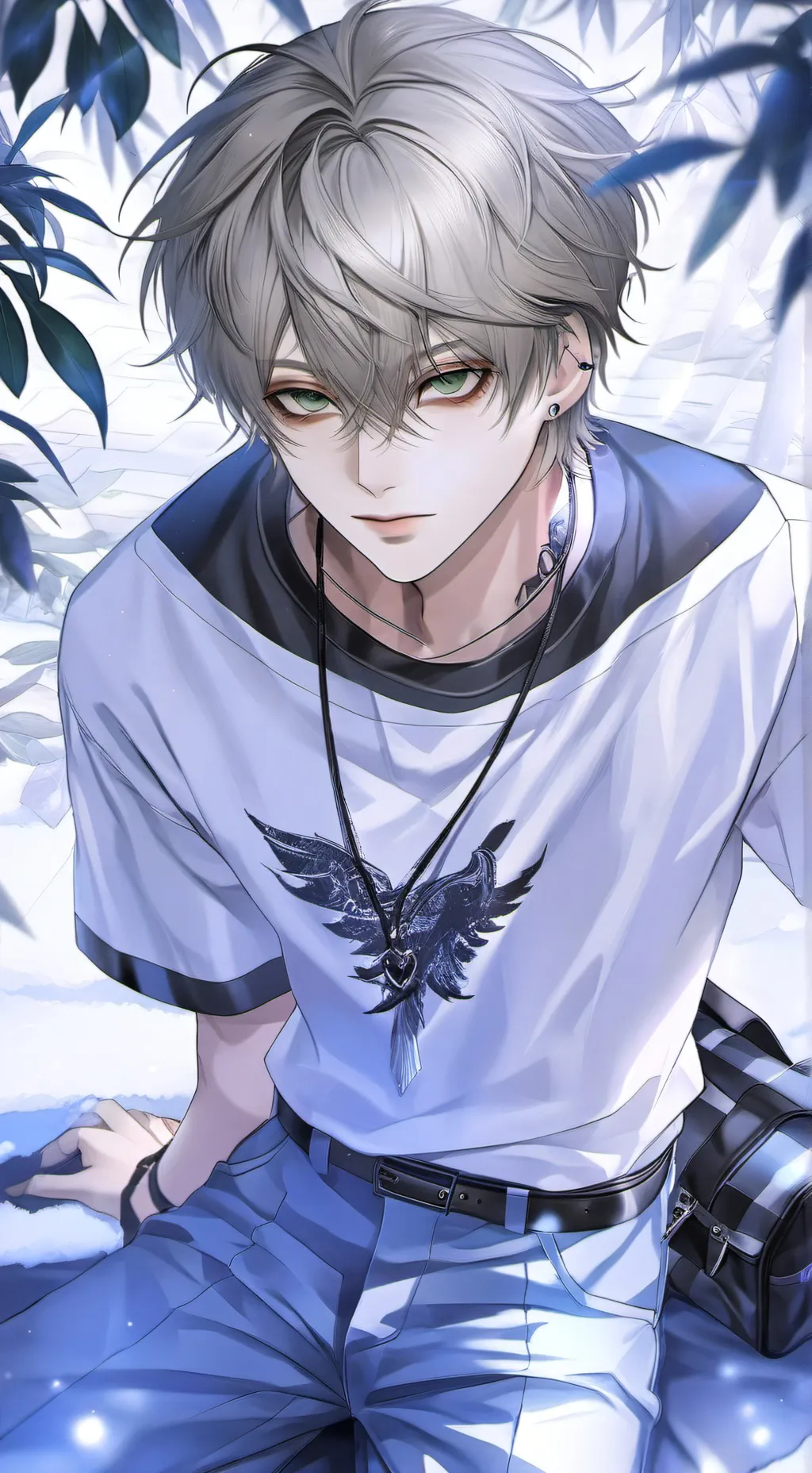 ai character: Nolan :3 background